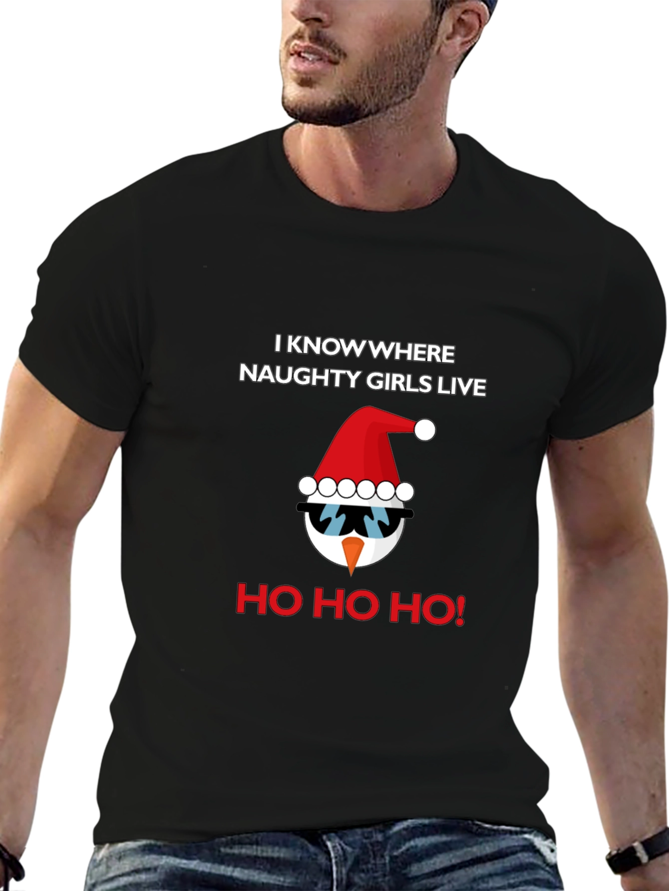 Naughty Girls Christmas T-Shirt