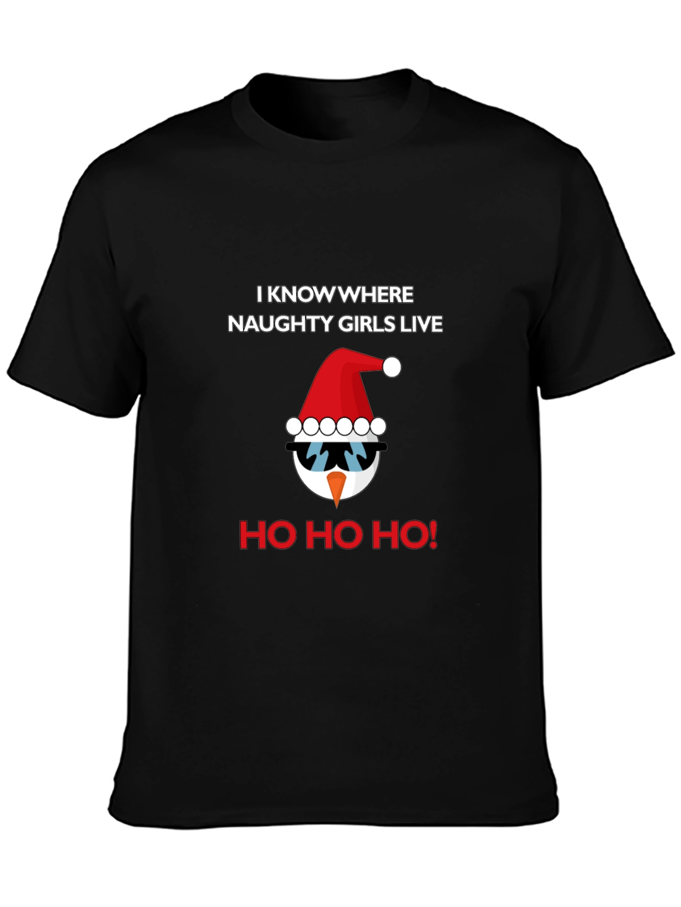 Naughty Girls Christmas T-Shirt