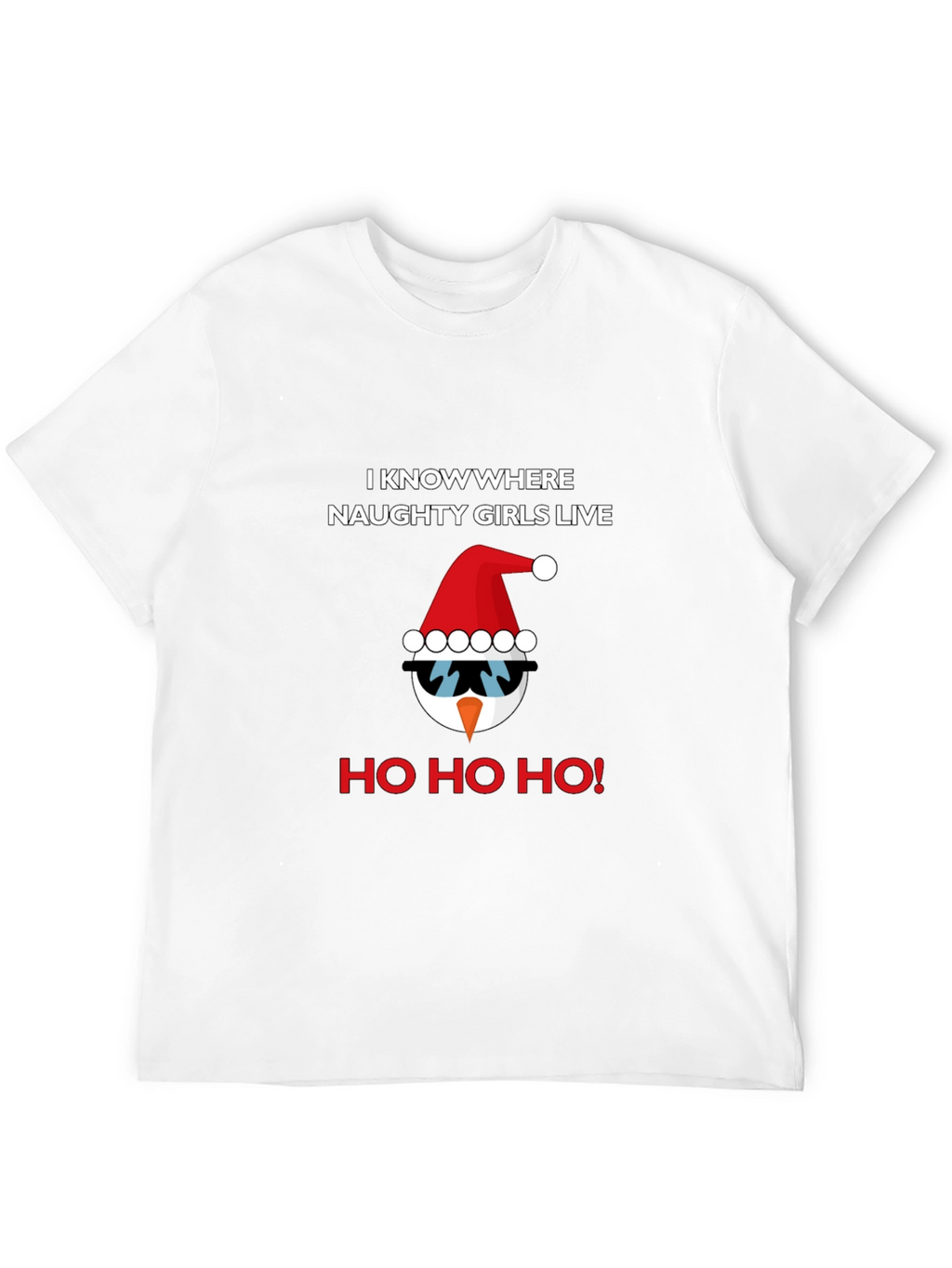 Naughty Girls Christmas T-Shirt