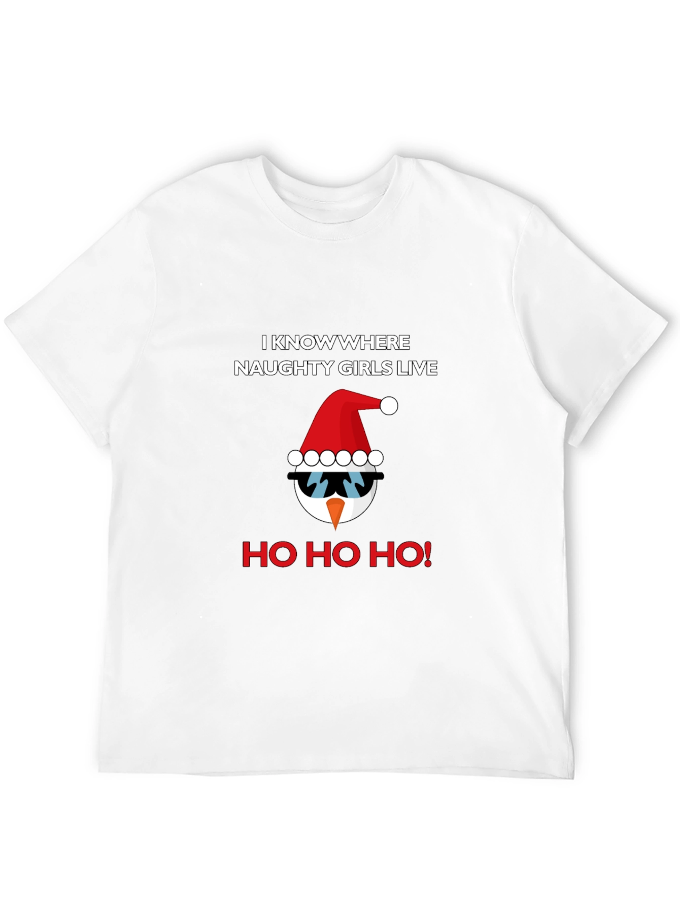 Naughty Girls Christmas T-Shirt