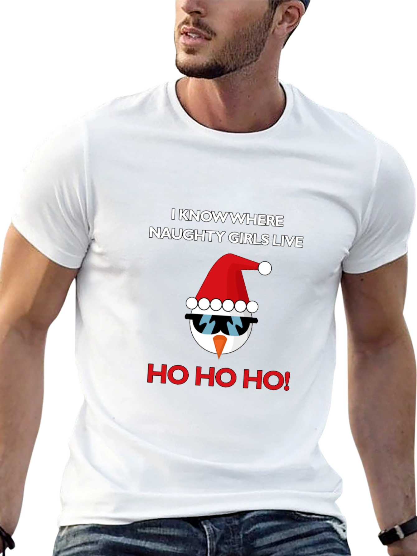 Naughty Girls Christmas T-Shirt