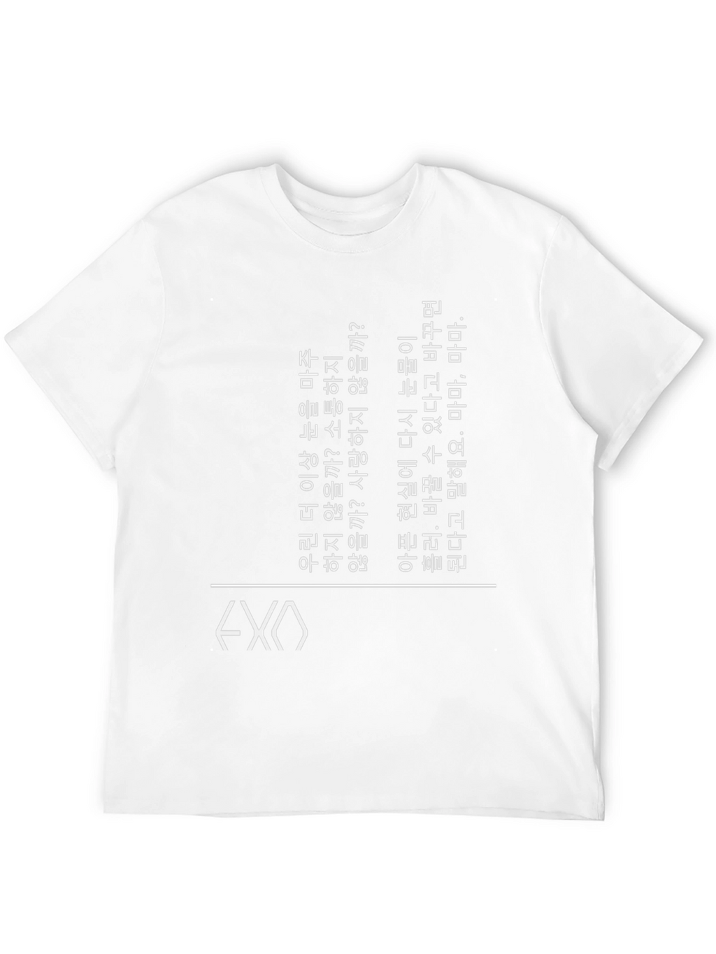 EXO Inspired Black Graphic T-Shirt