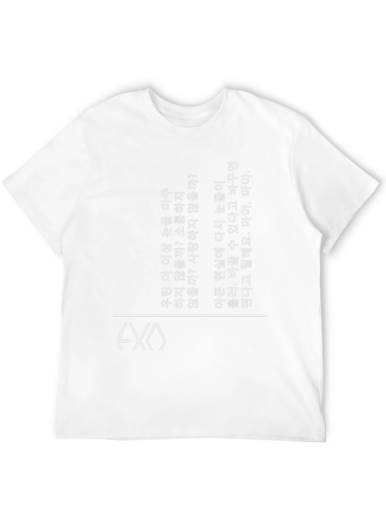 EXO Inspired Black Graphic T-Shirt