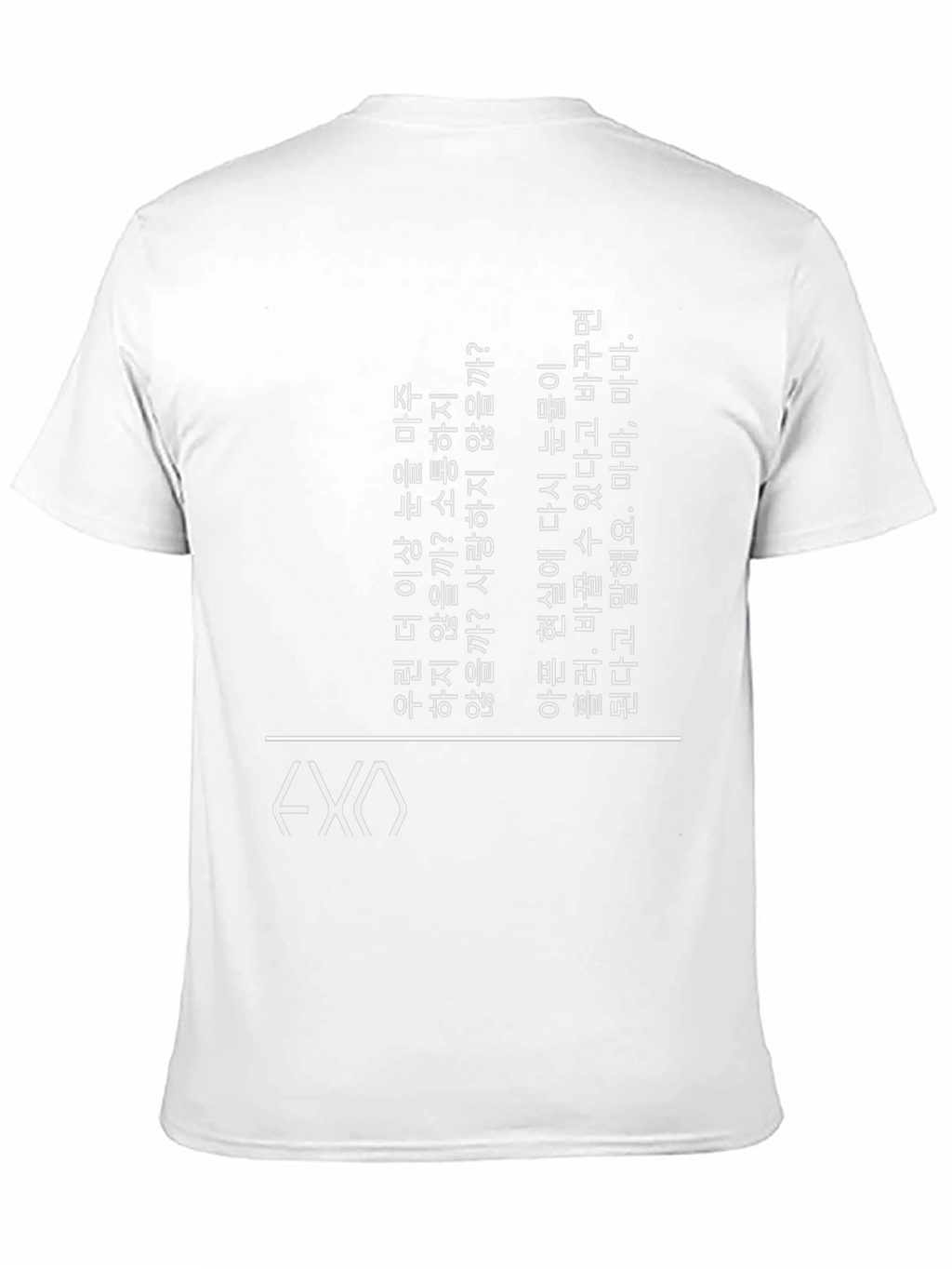 EXO Inspired Black Graphic T-Shirt