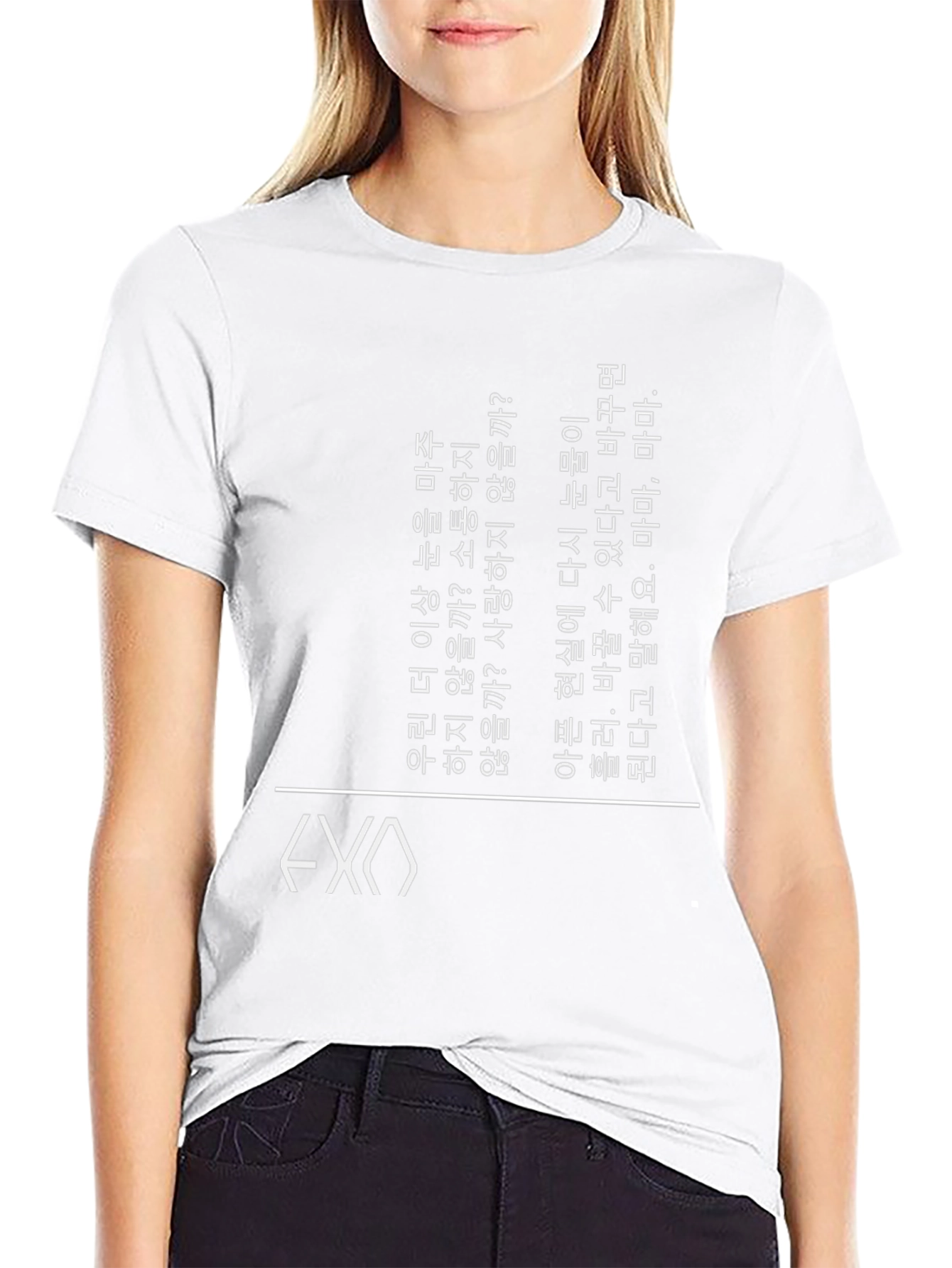 EXO Inspired Black Graphic T-Shirt