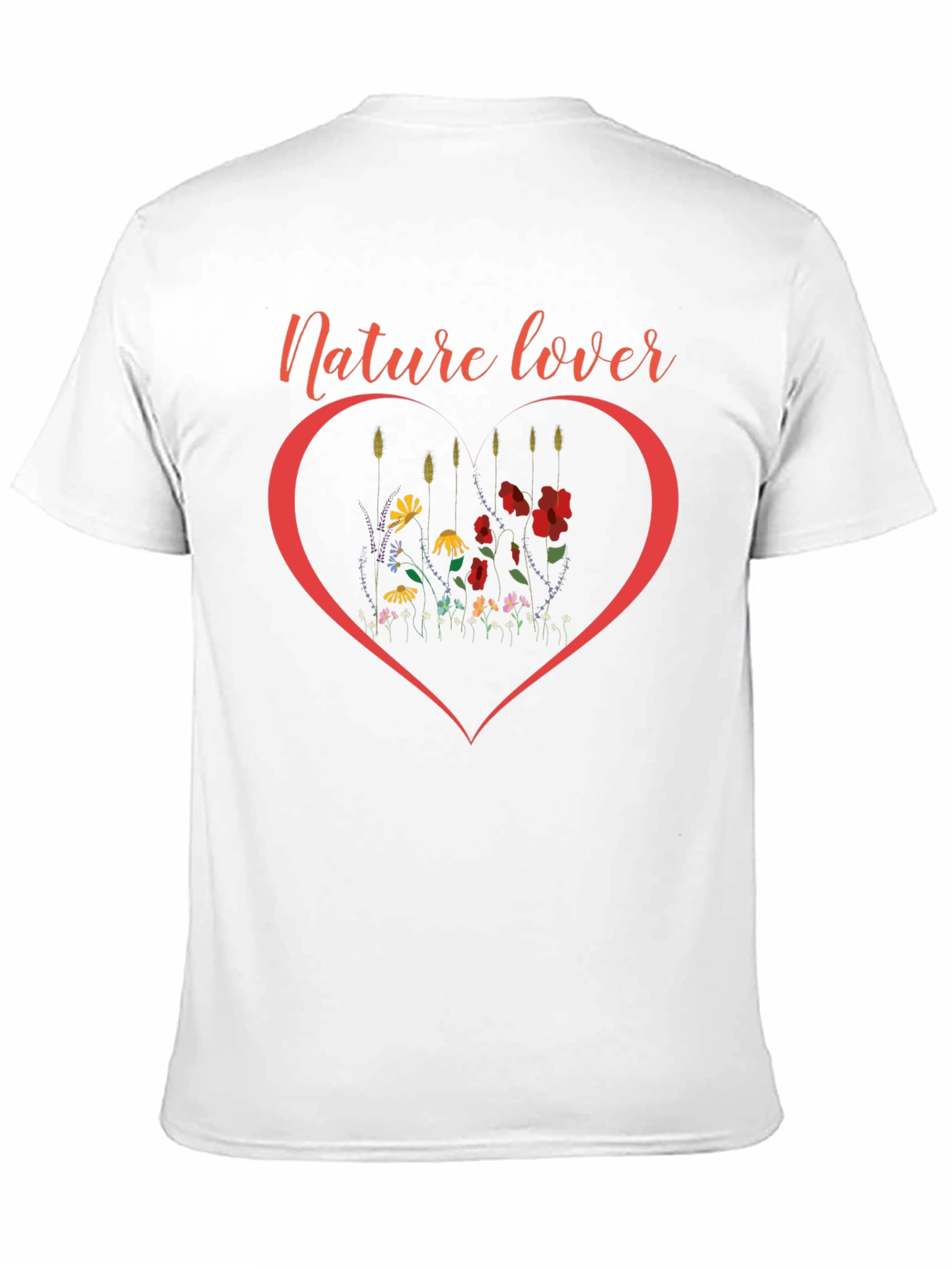 Nature Lover Heart Graphic T-Shirt