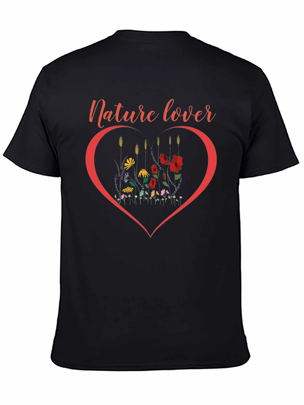 Nature Lover Heart Graphic T-Shirt