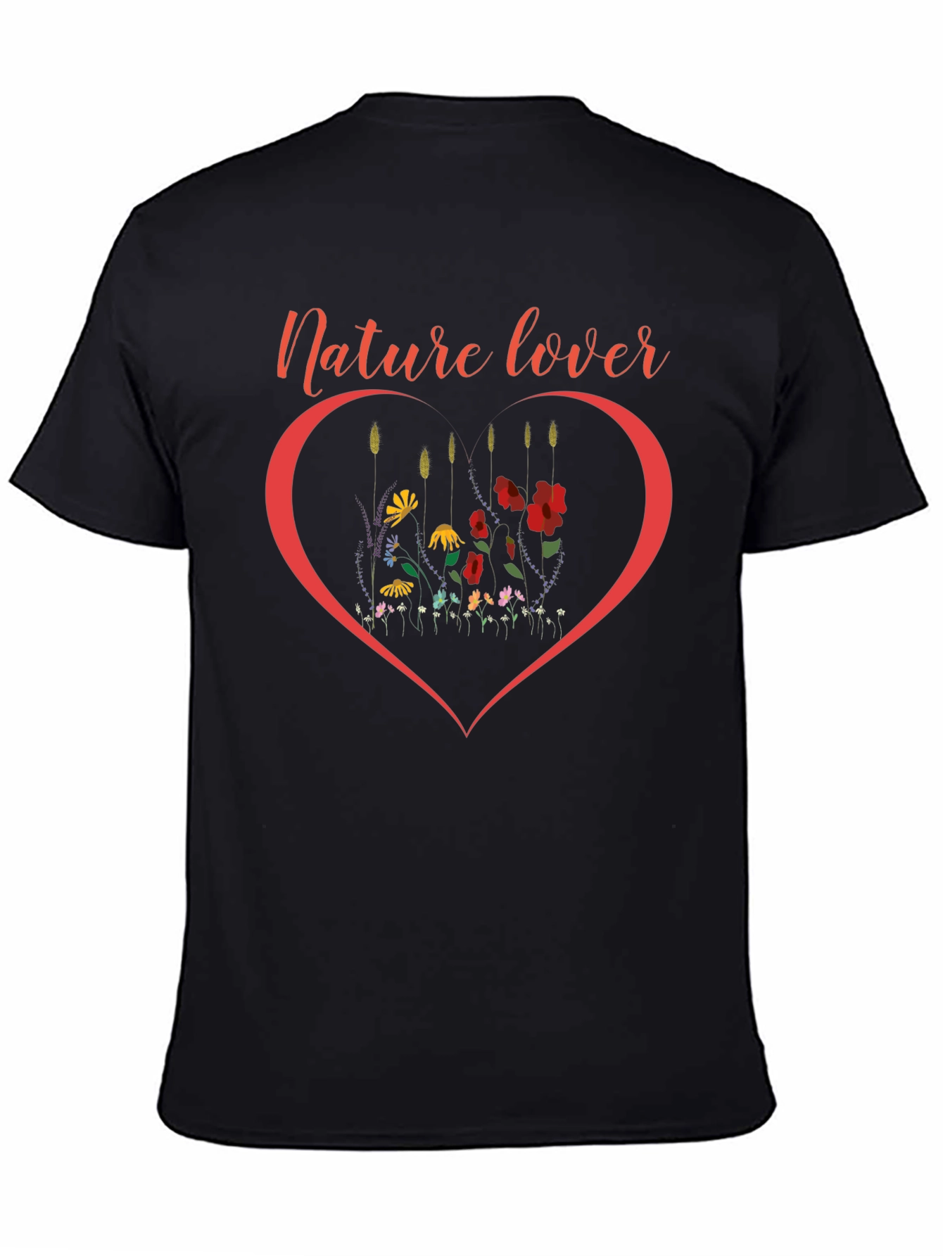 Nature Lover Heart Graphic T-Shirt