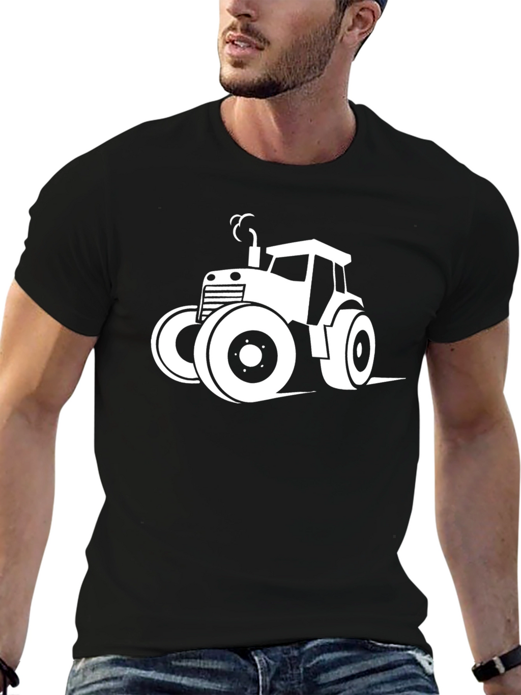 Tractor Graphic Tee - Classic Farm Style