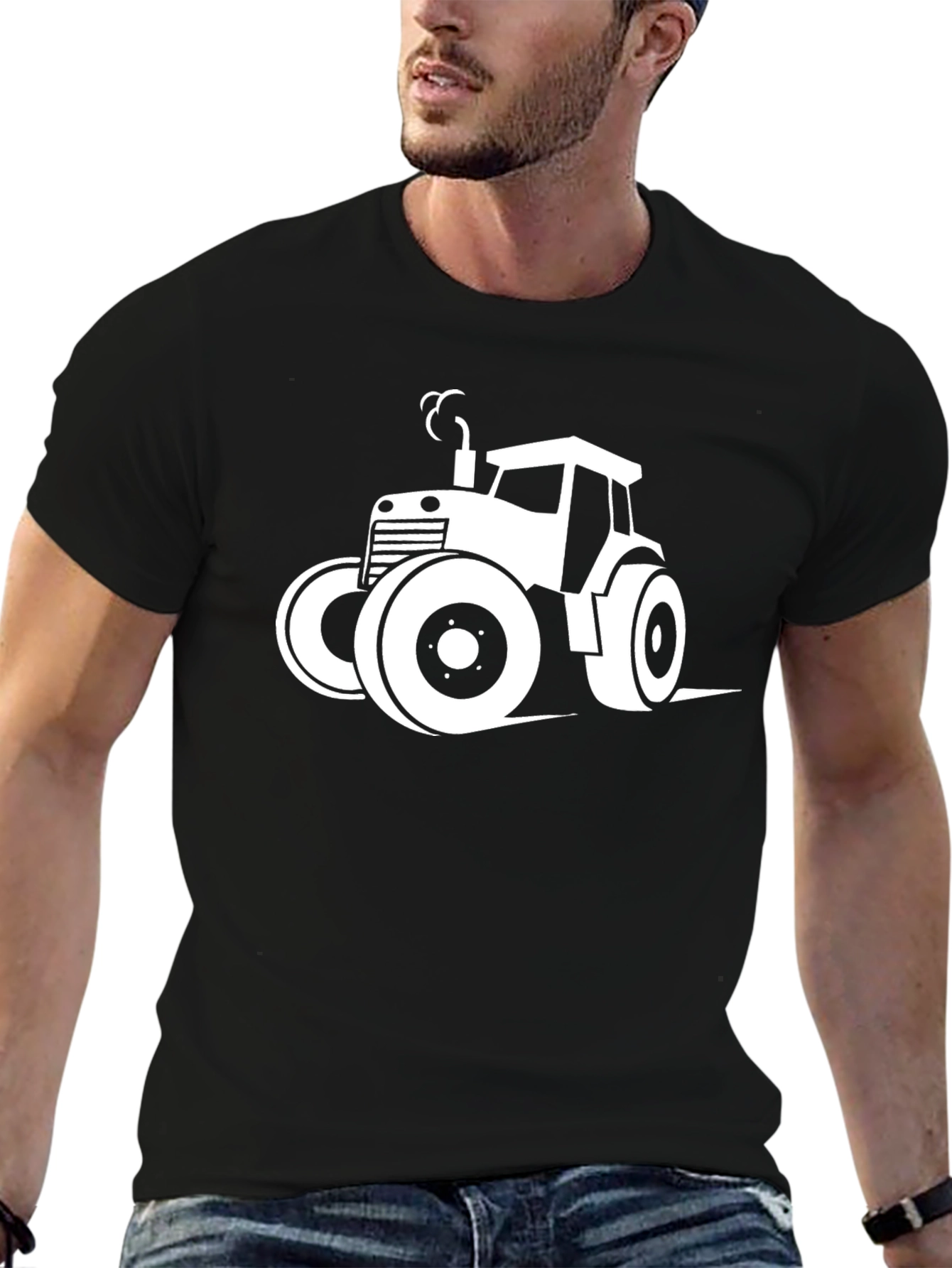 Tractor Graphic Tee - Classic Farm Style