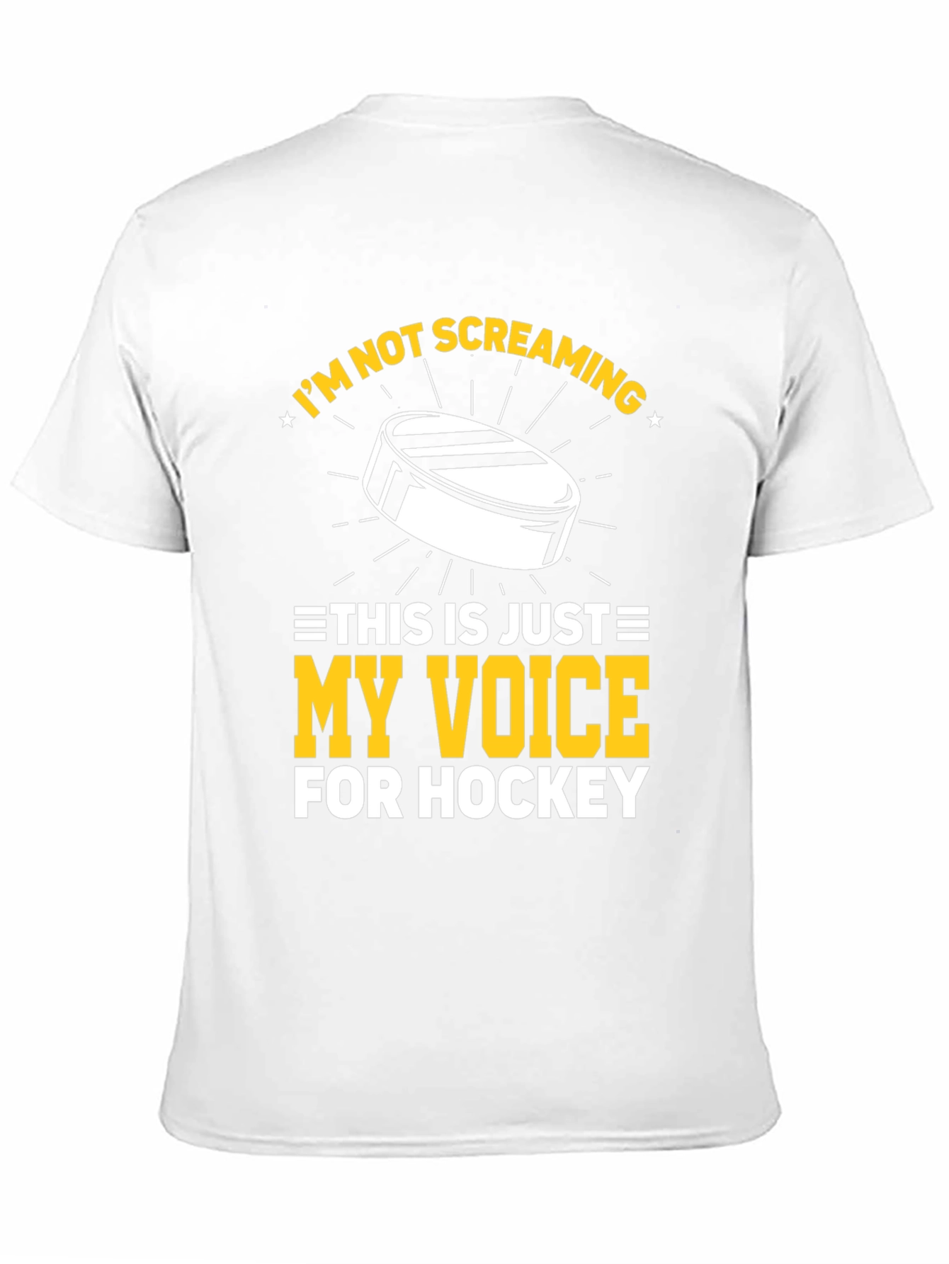 Hockey Fan T-Shirt: Im Not Screaming