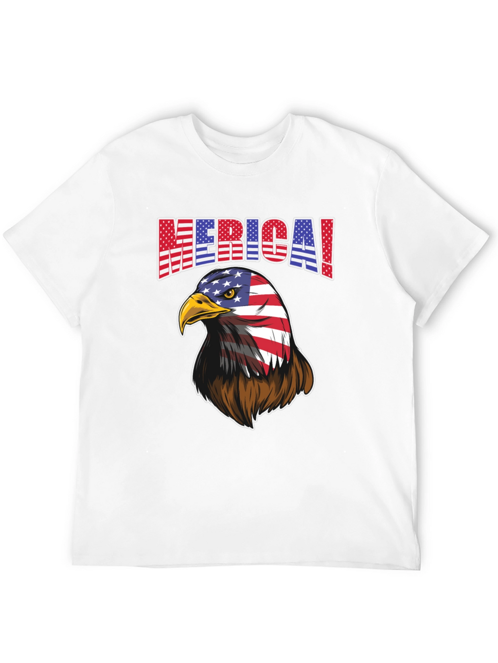 Patriotic Eagle Graphic T-Shirt - American Pride