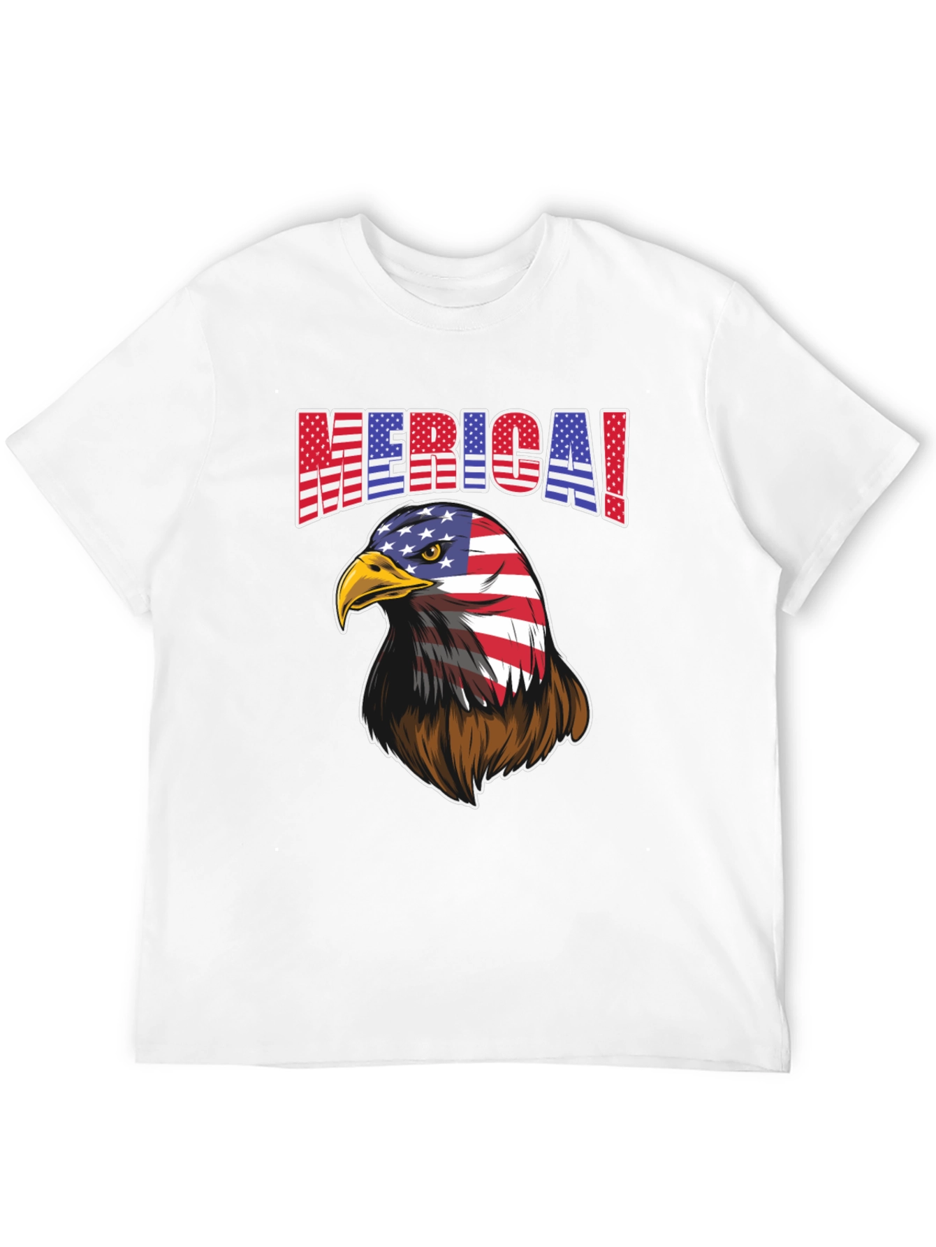 Patriotic Eagle Graphic T-Shirt - American Pride