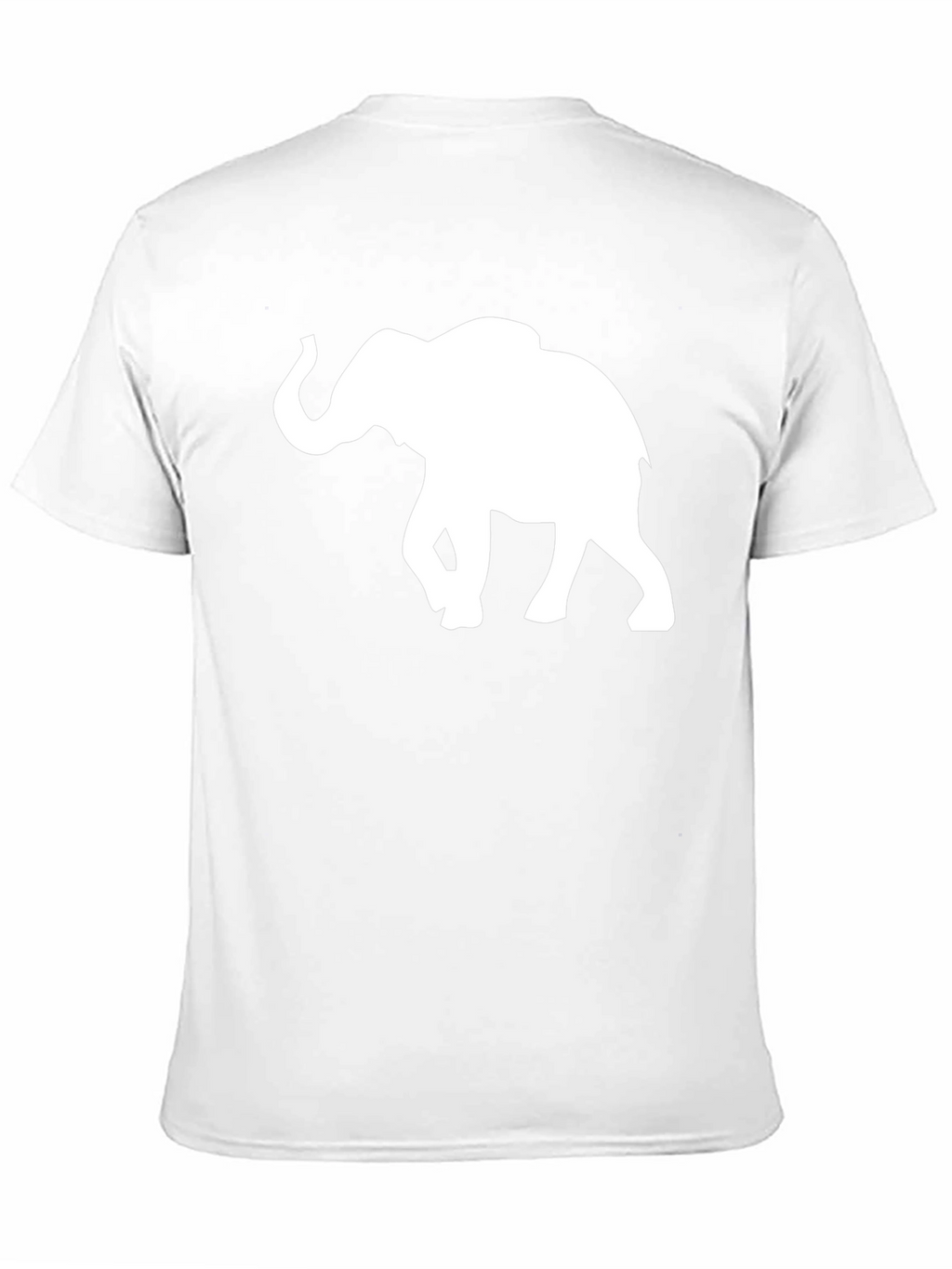 Elephant Silhouette T-Shirt - Black