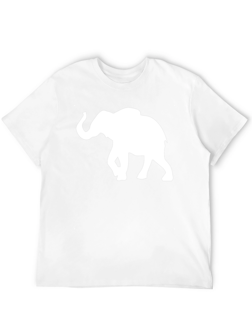 Elephant Silhouette T-Shirt - Black