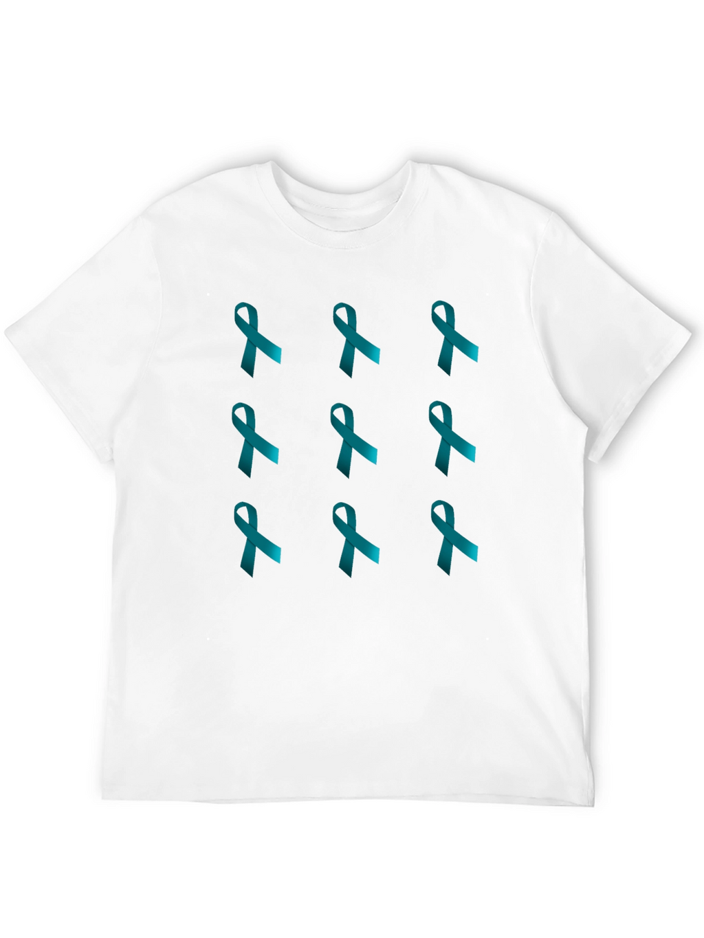 Teal Ribbon T-Shirt - Awareness & Support