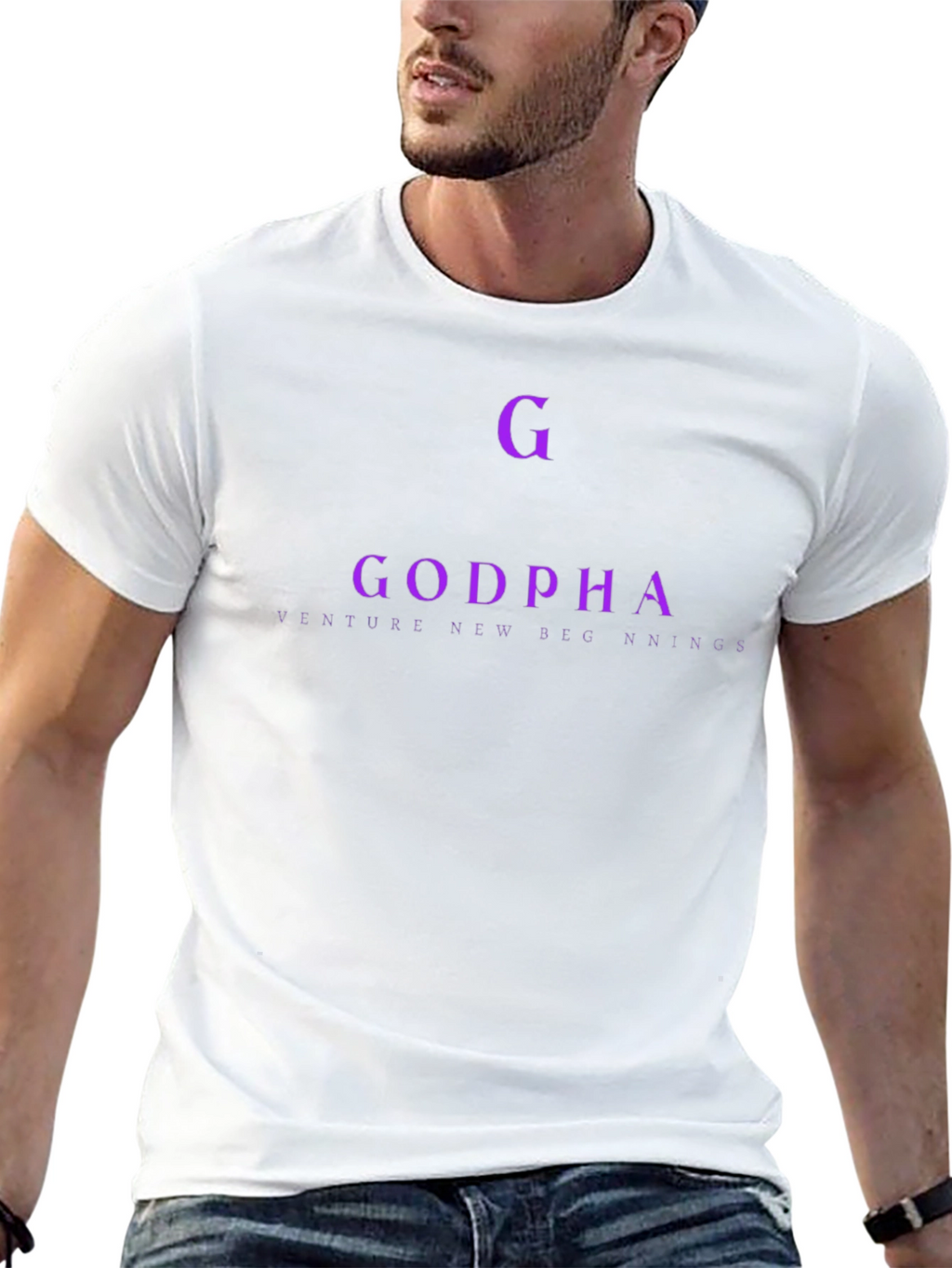 Godpha Venture New Beginnings Black T-Shirt