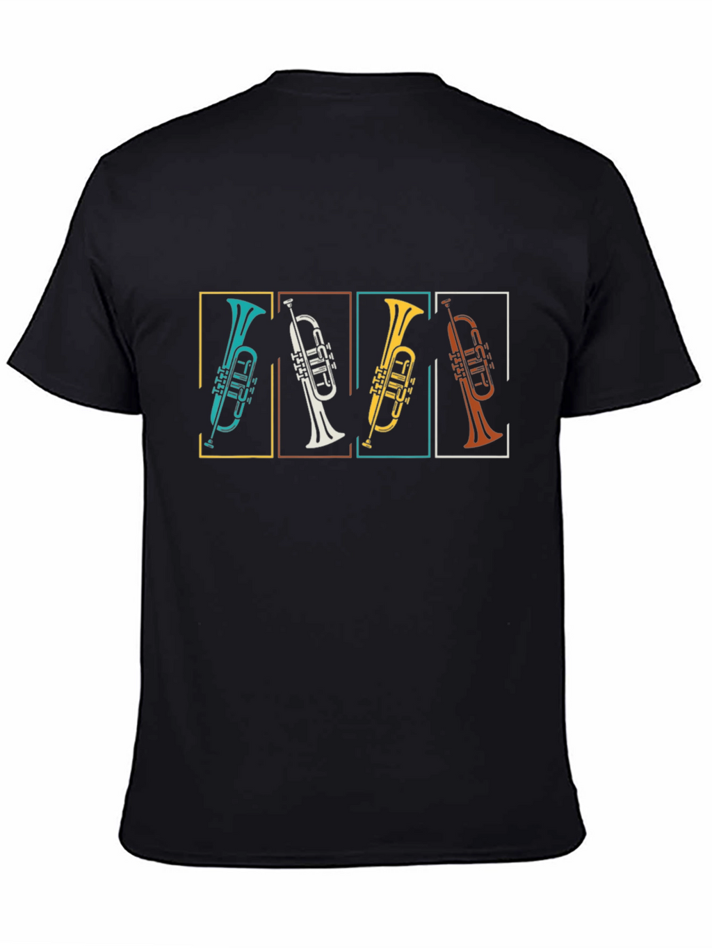 Retro Trumpet Tee - Music Lovers Gift