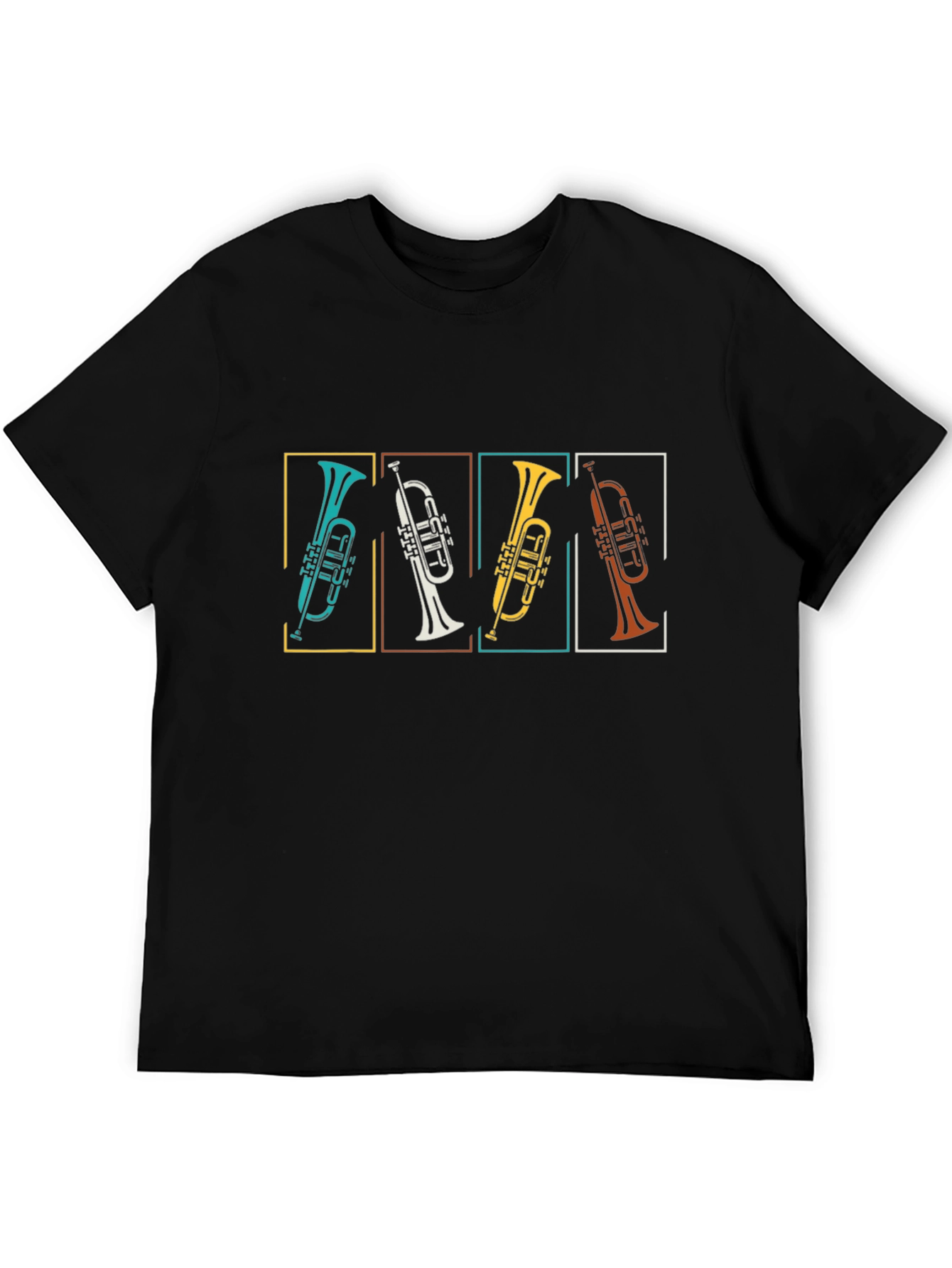 Retro Trumpet Tee - Music Lovers Gift