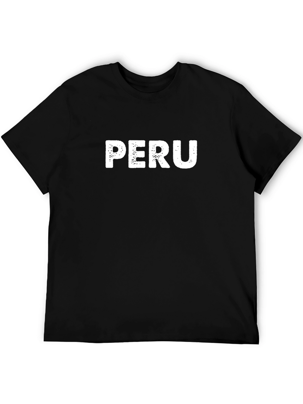 Peru Graphic Tee - Black Short Sleeve T-Shirt