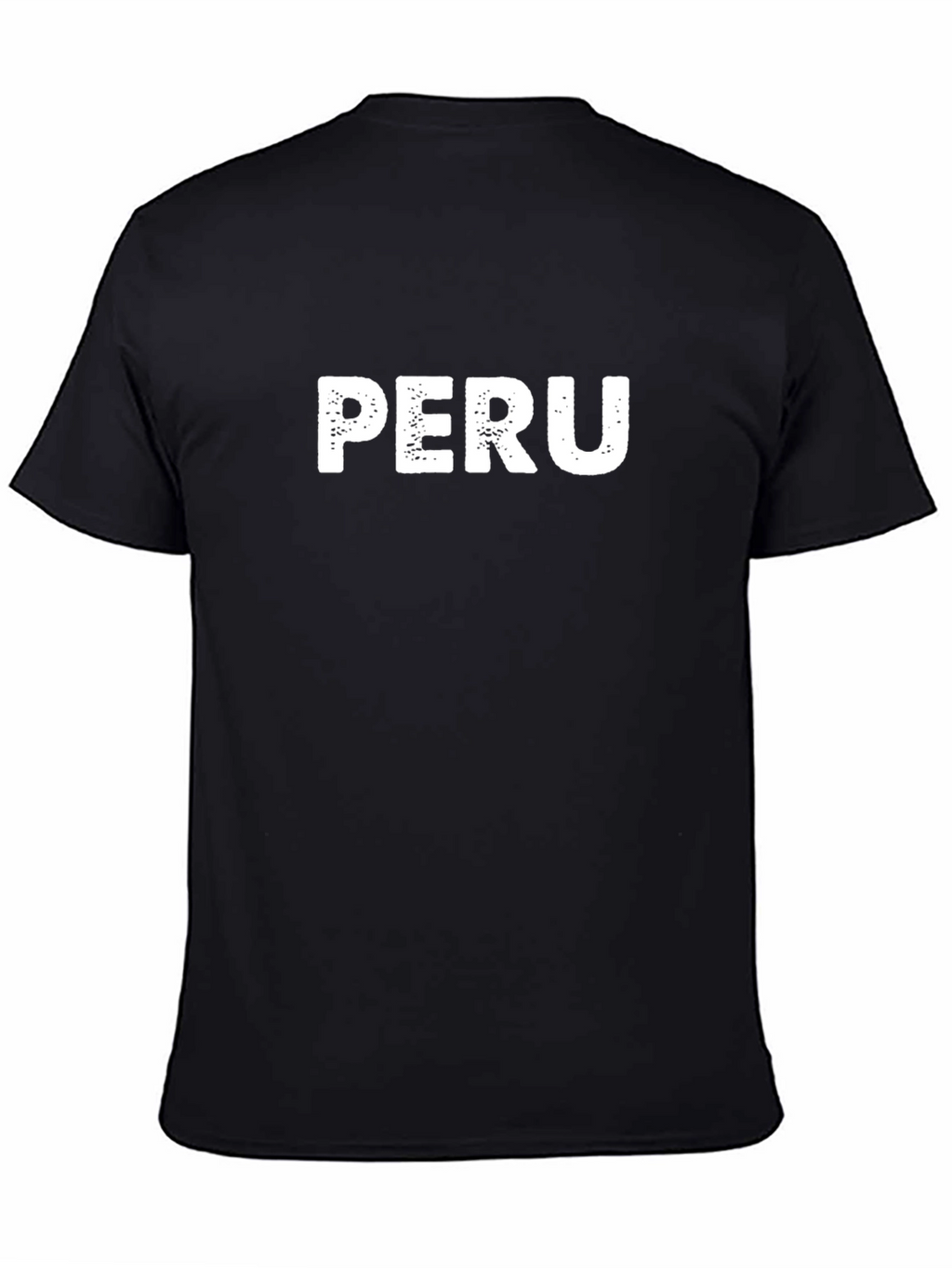Peru Graphic Tee - Black Short Sleeve T-Shirt