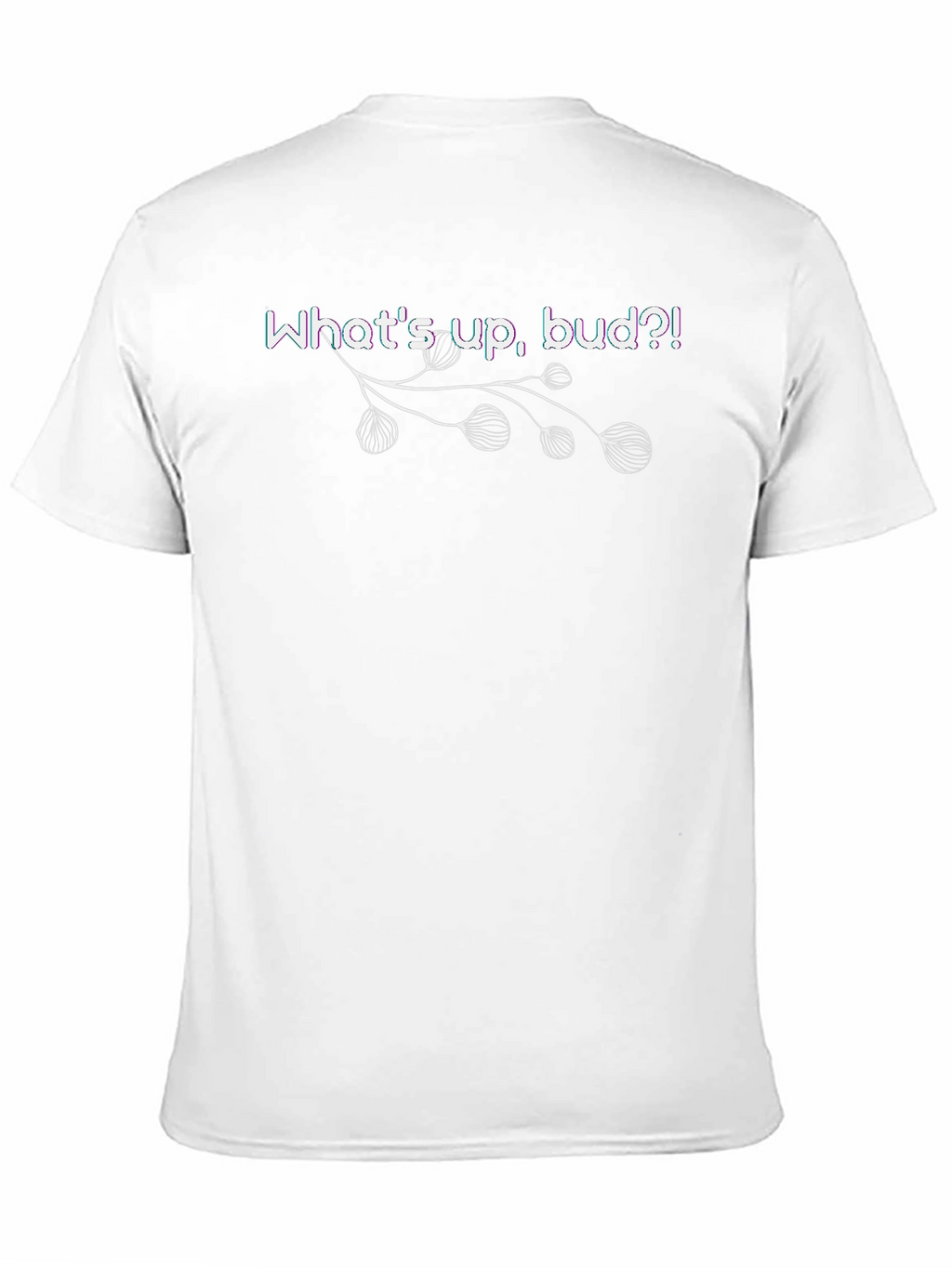 Whats Up Bud?! Graphic Tee - Black