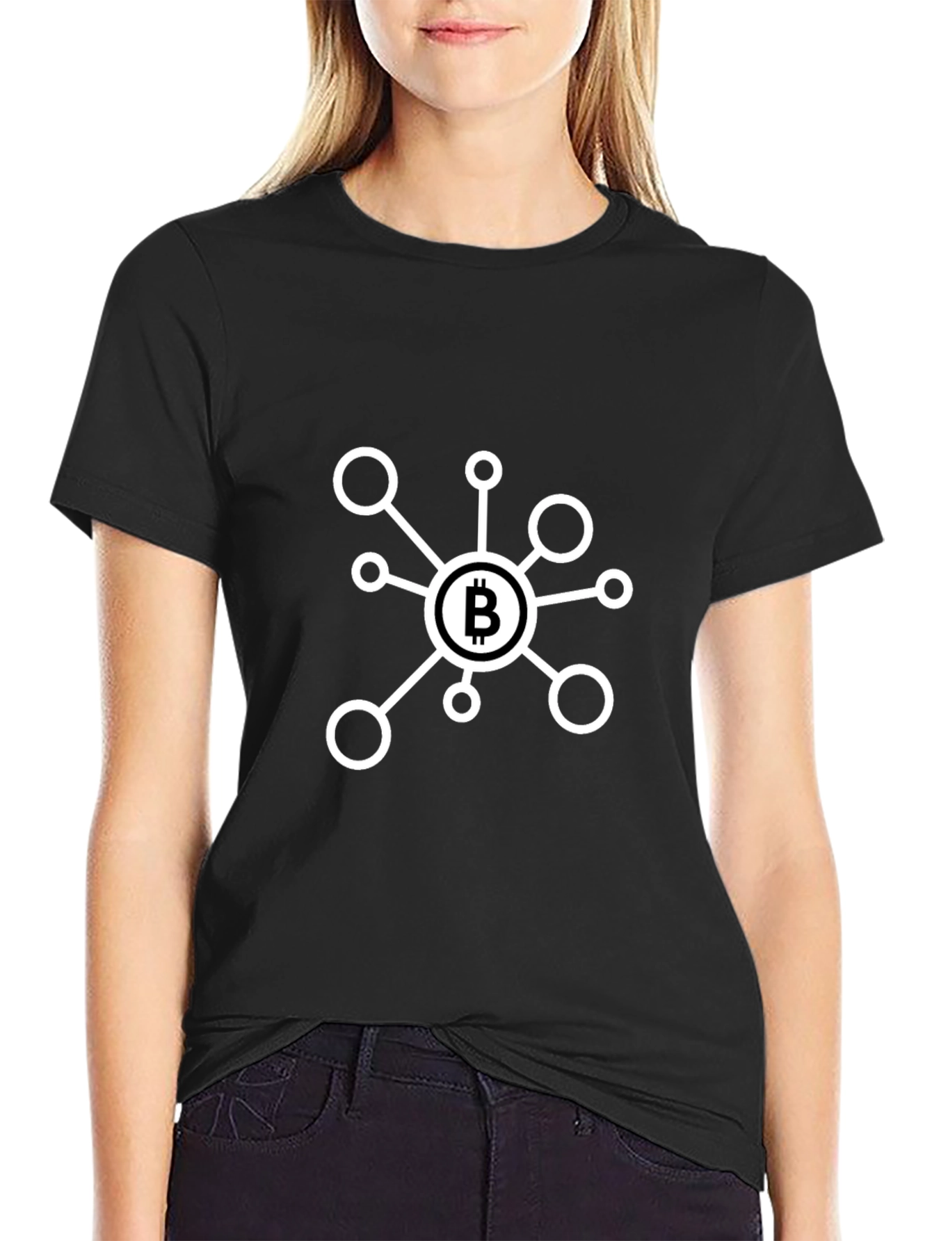 Bitcoin Network Graphic T-Shirt - Crypto Tee