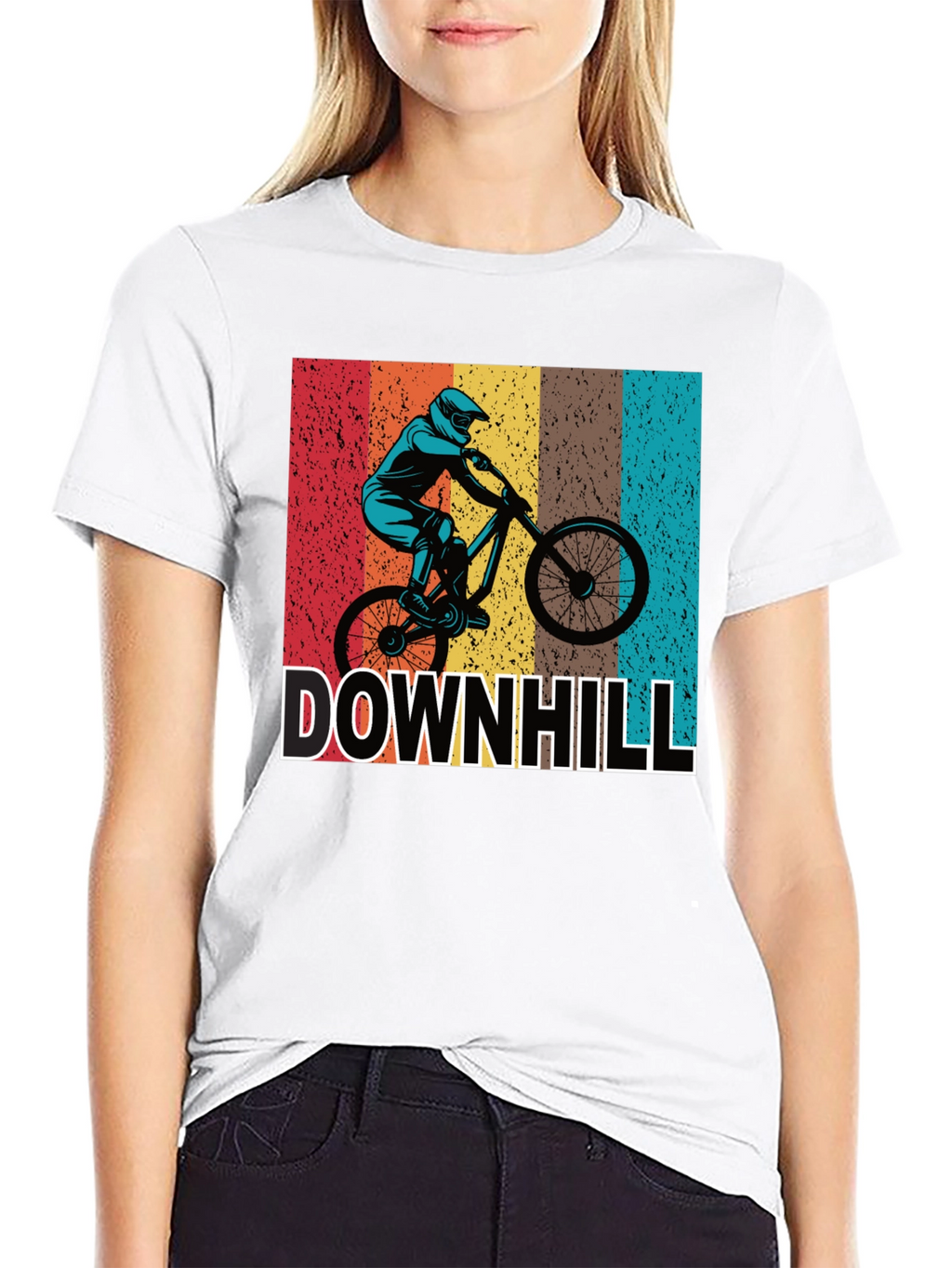 Downhill Mountain Biking Graphic Tee