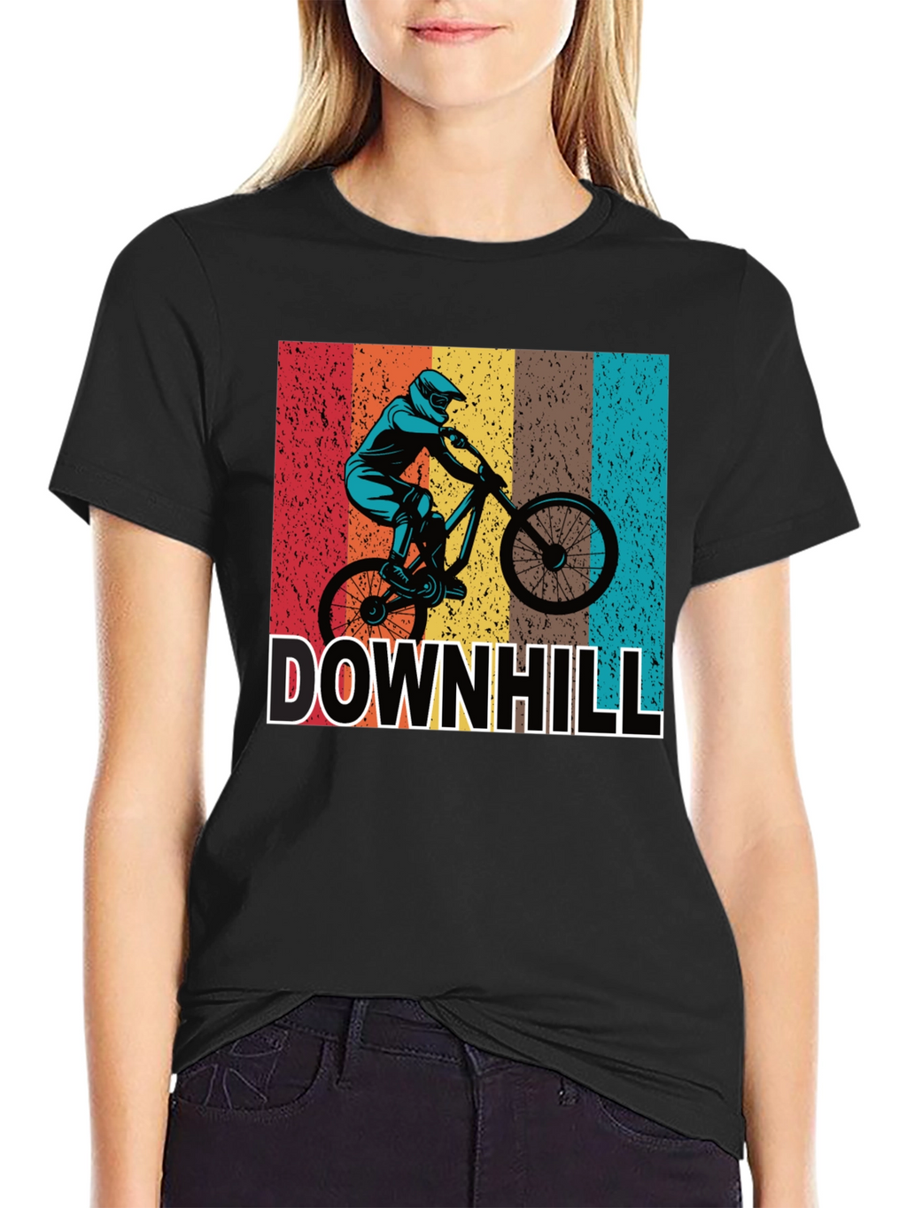 Downhill Mountain Biking Graphic Tee
