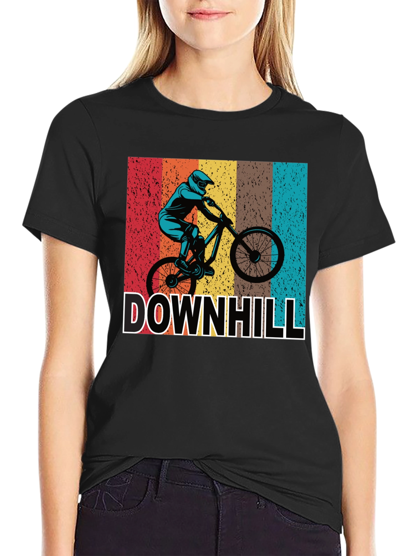 Downhill Mountain Biking Graphic Tee