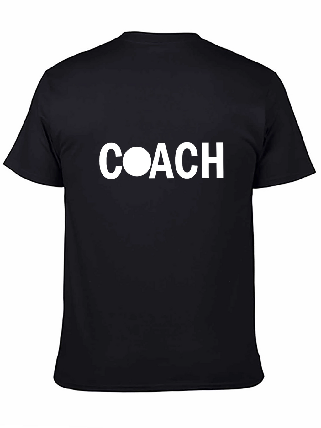 Coach Graphic Tee - Black Cotton Blend