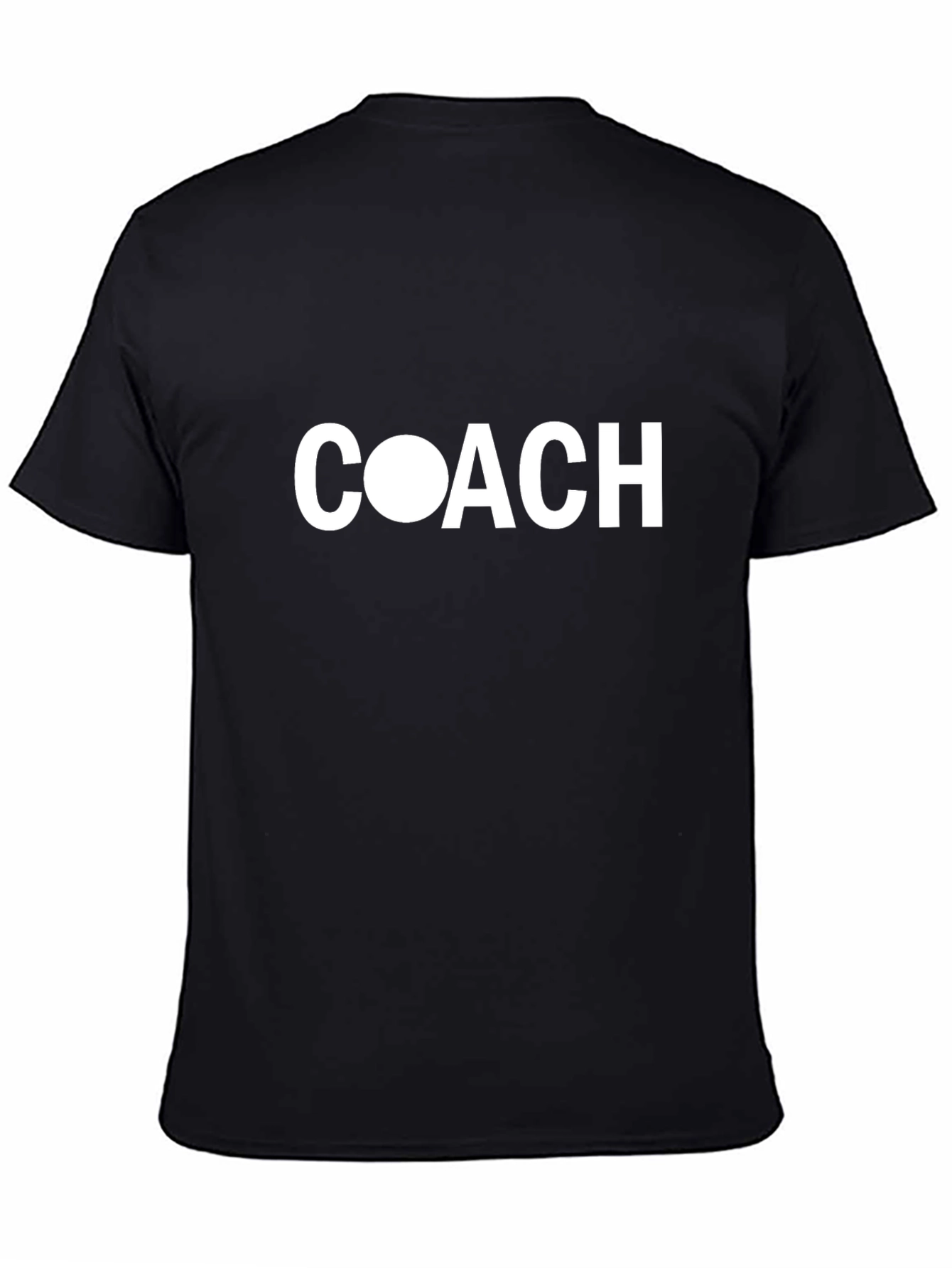 Coach Graphic Tee - Black Cotton Blend
