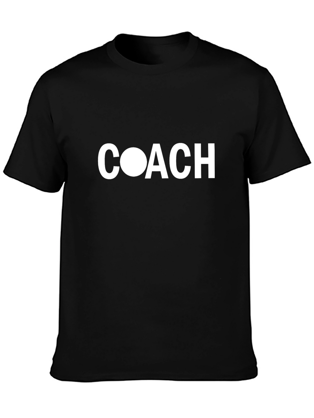 Coach Graphic Tee - Black Cotton Blend