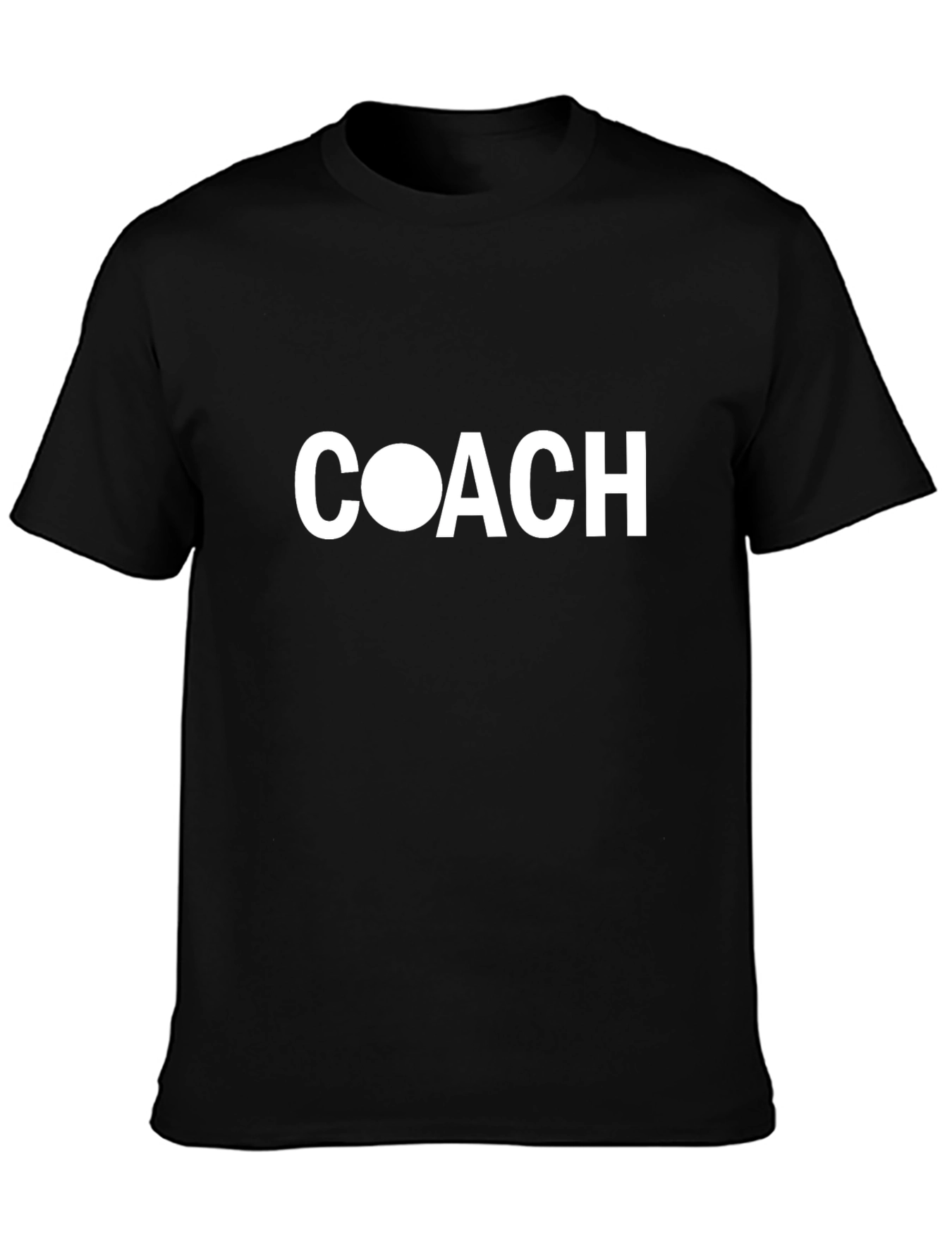Coach Graphic Tee - Black Cotton Blend