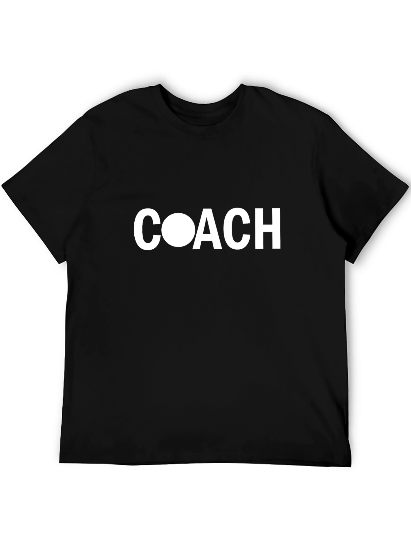 Coach Graphic Tee - Black Cotton Blend