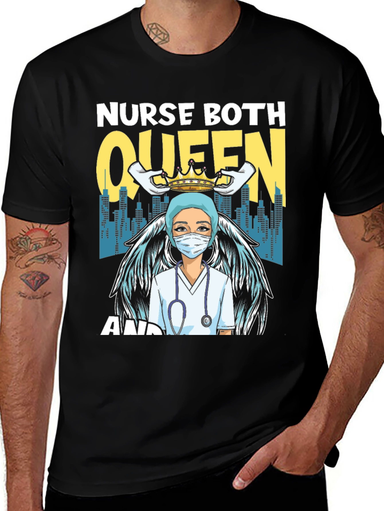 Nurse Queen T-Shirt - Essential Worker Apparel
