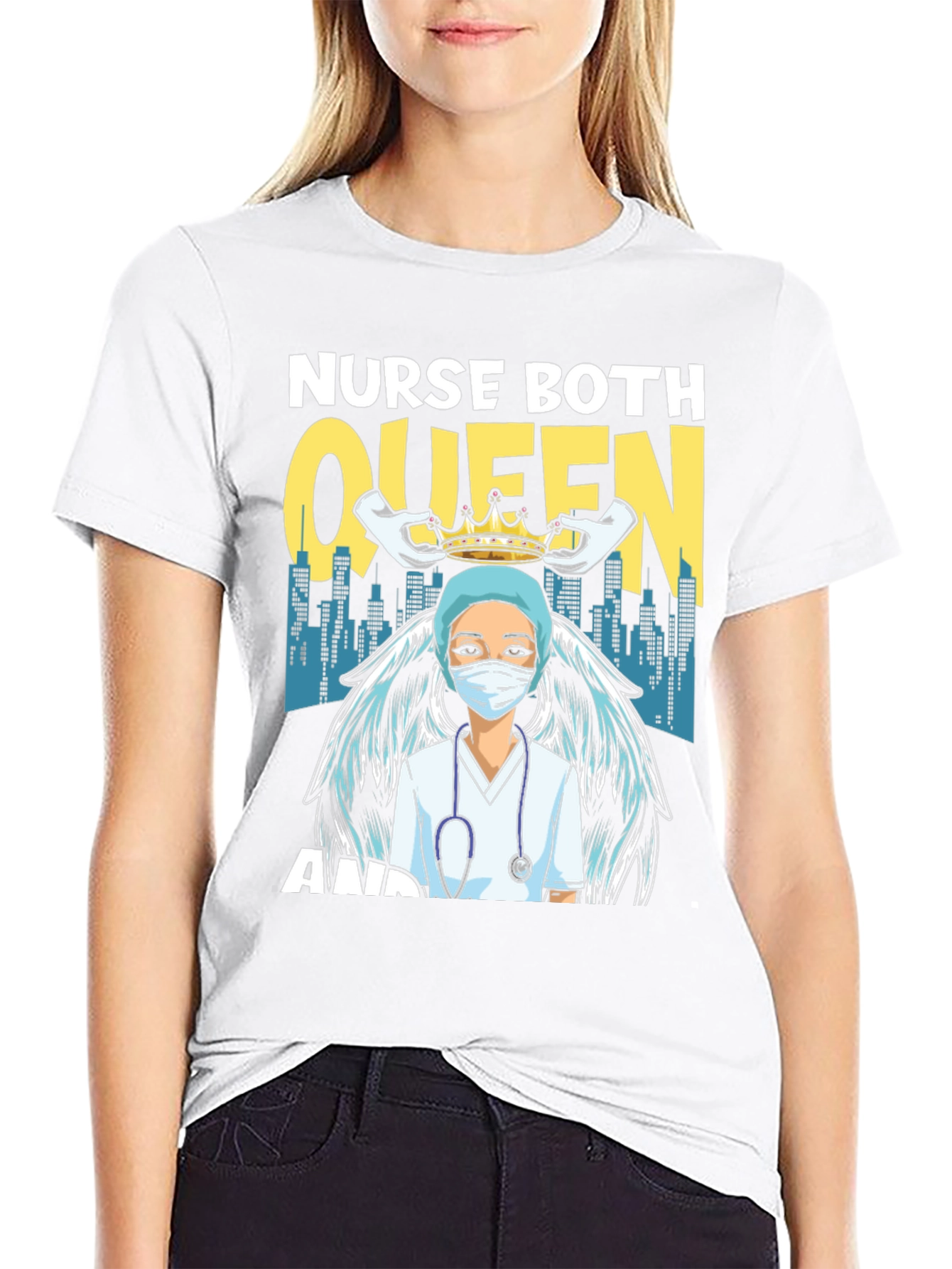 Nurse Queen T-Shirt - Essential Worker Apparel