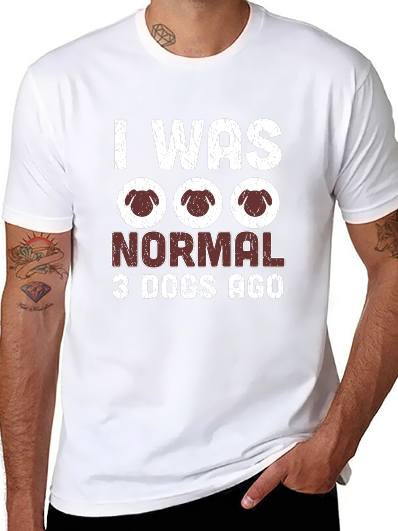 I Was Normal 3 Dogs Ago T-Shirt