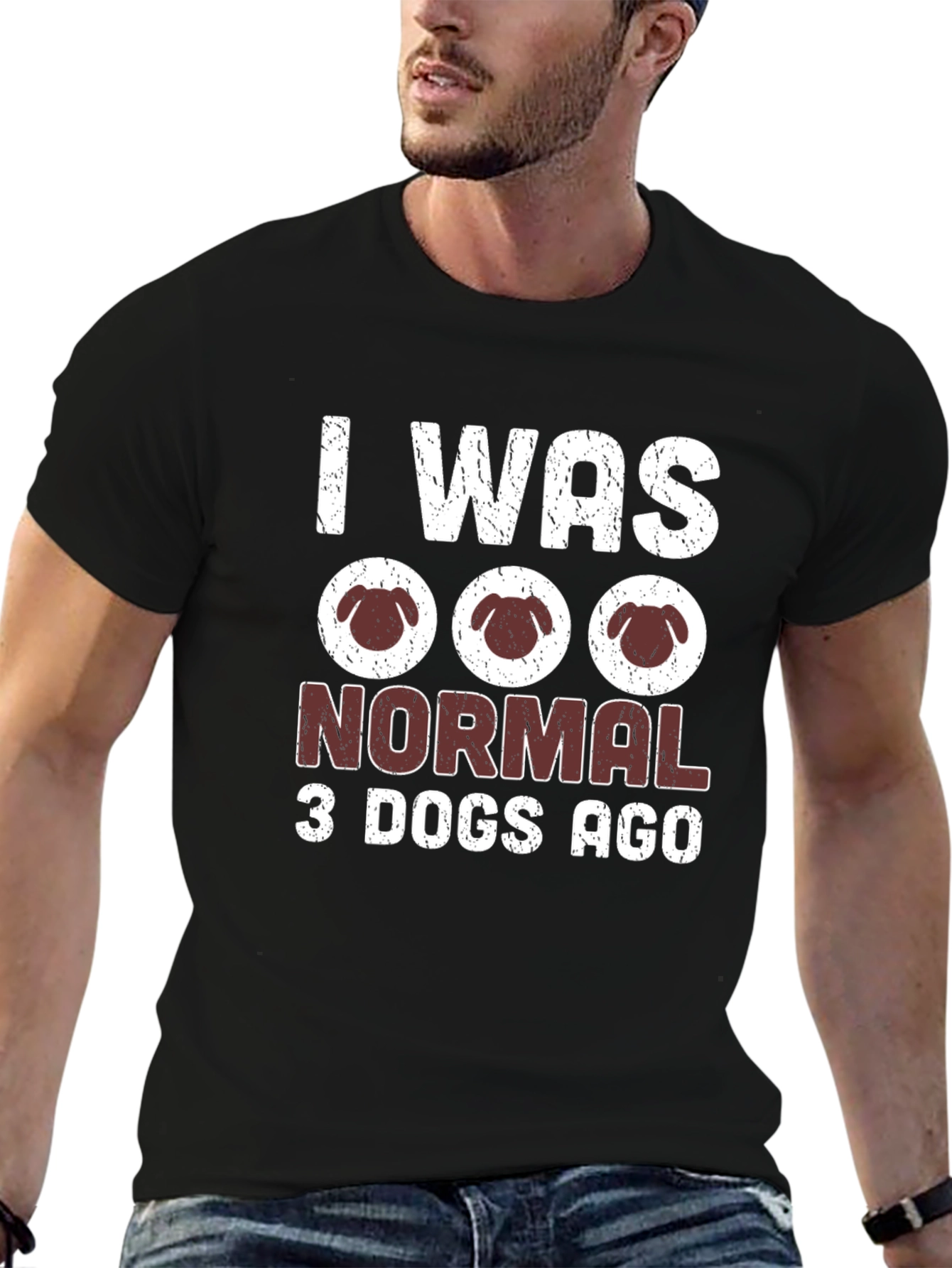 I Was Normal 3 Dogs Ago T-Shirt