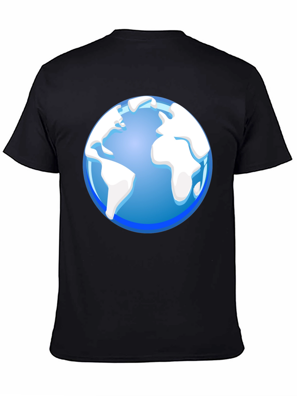 Globe Graphic Black T-Shirt