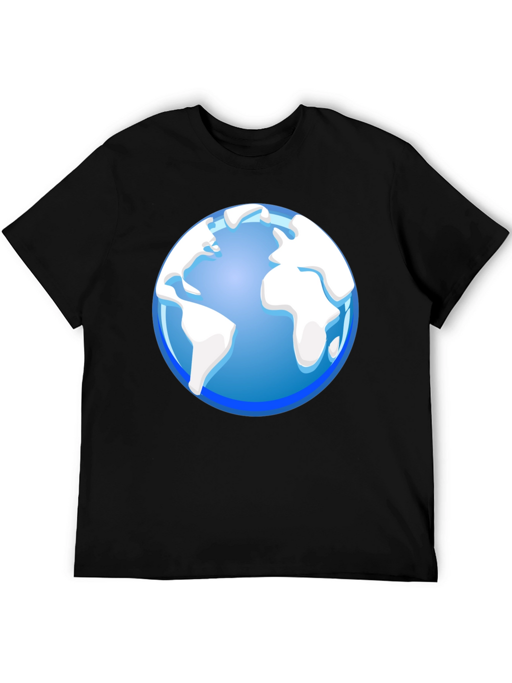 Globe Graphic Black T-Shirt