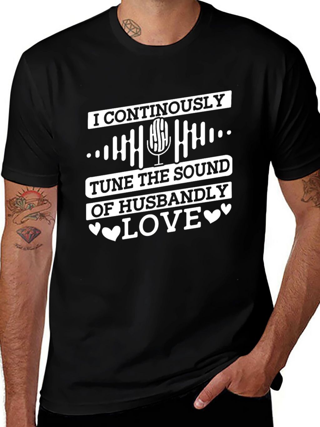Husbandly Love T-Shirt - Tune the Sound