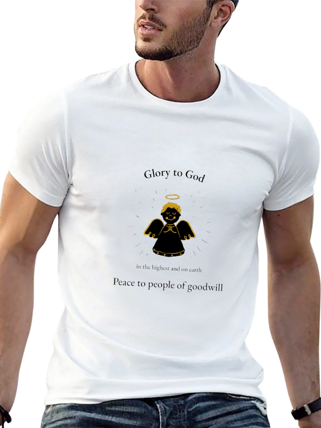 Glory to God Graphic Tee - Christian Apparel