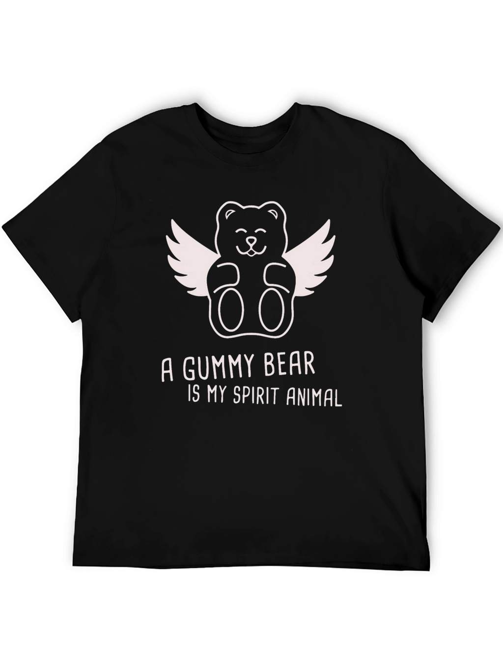 Gummy Bear Spirit Animal Black T-Shirt
