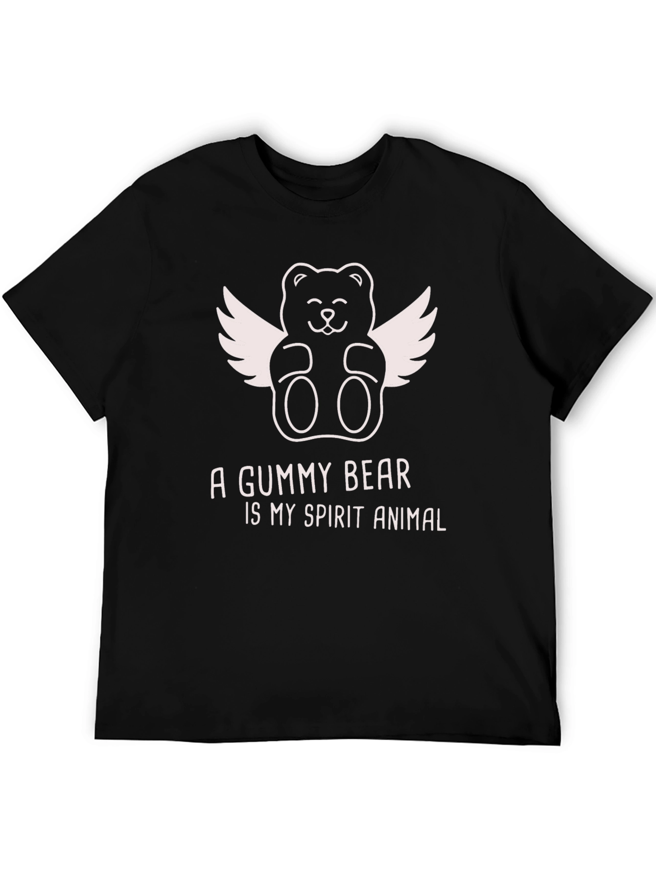 Gummy Bear Spirit Animal Black T-Shirt