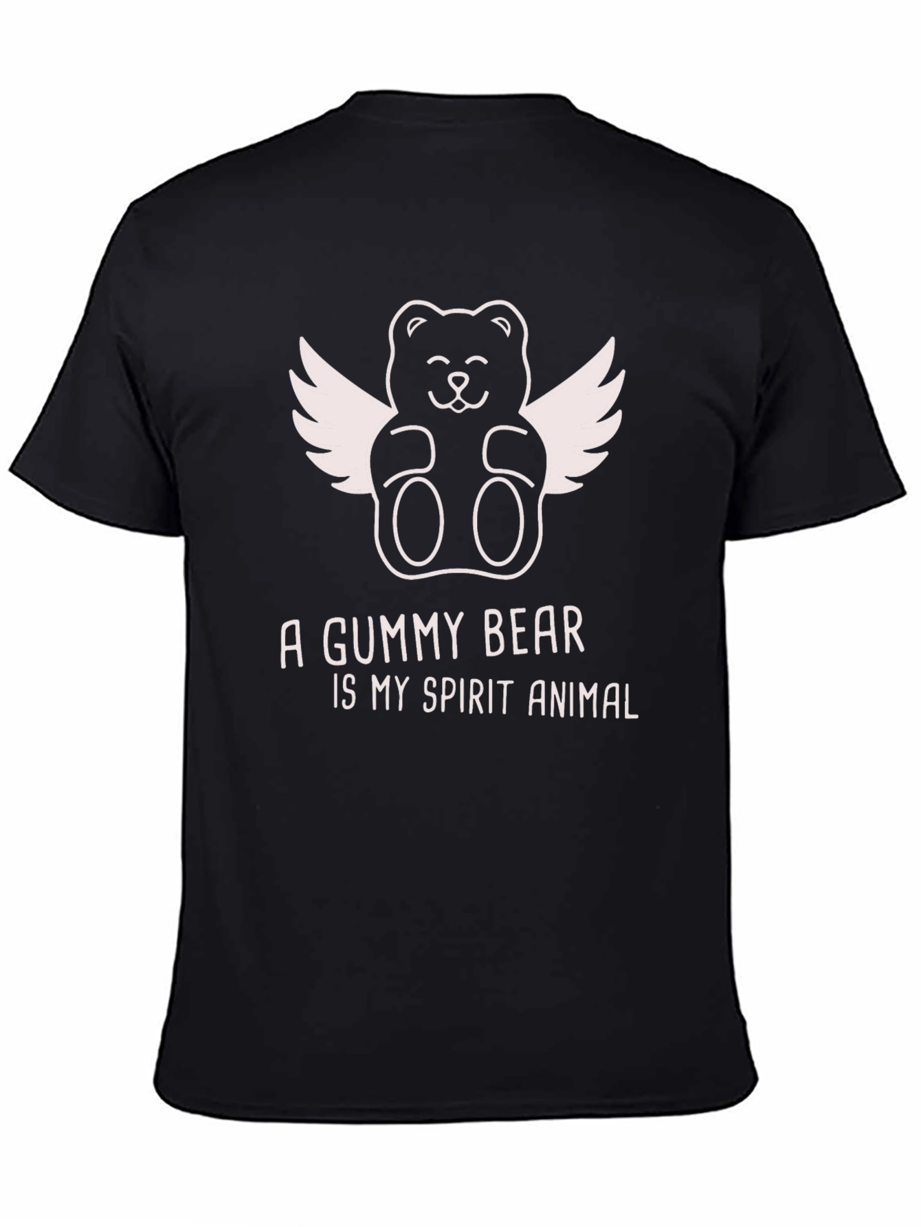 Gummy Bear Spirit Animal Black T-Shirt