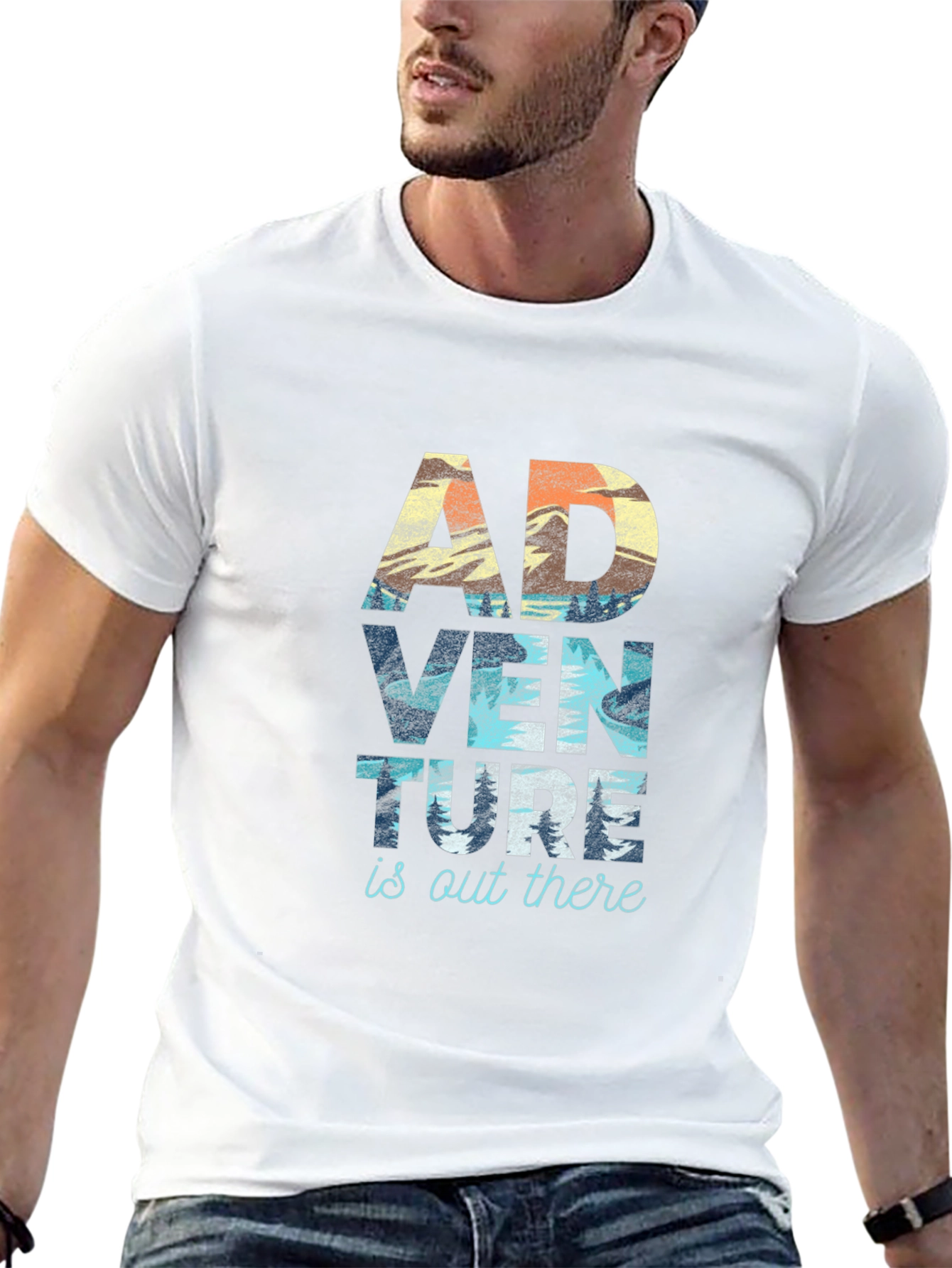 Adventure Awaits Graphic T-Shirt - Outdoor Inspired Design