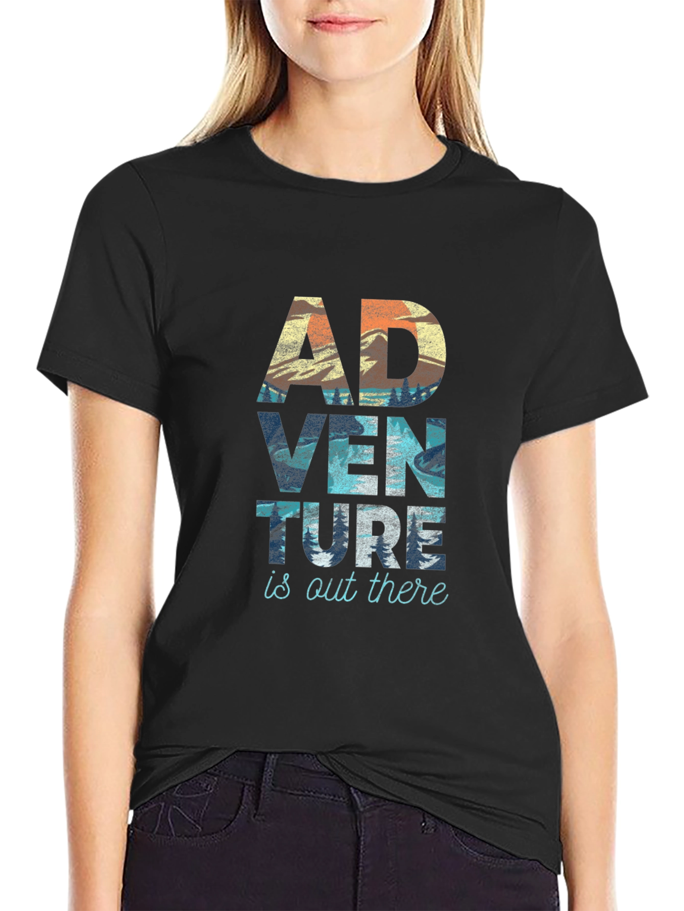 Adventure Awaits Graphic T-Shirt - Outdoor Inspired Design