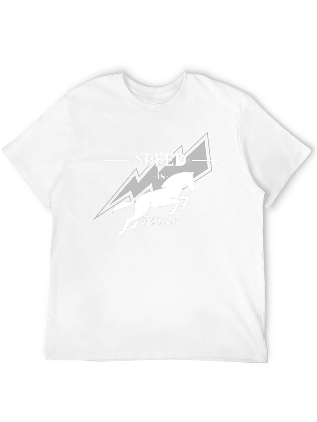Speed is Power Graphic Tee - Horse Design