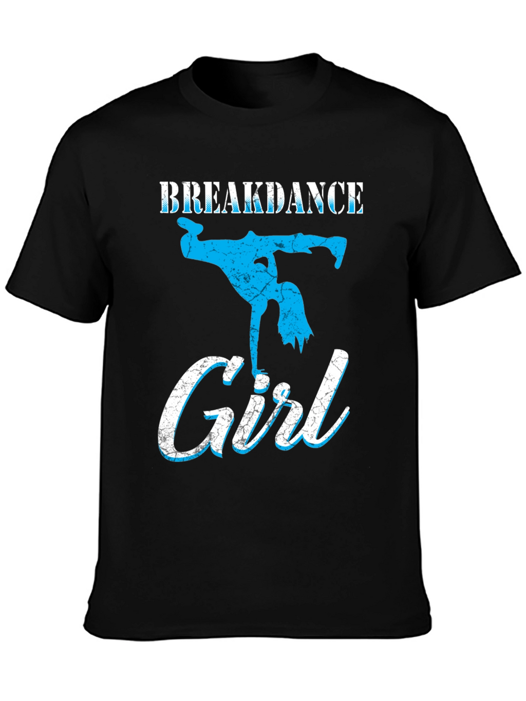 Breakdance Girl Graphic Tee - Black